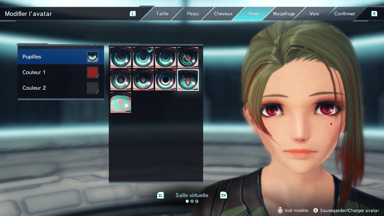 Xenoblade Chronicles X 2025 : Editeur de personnage.