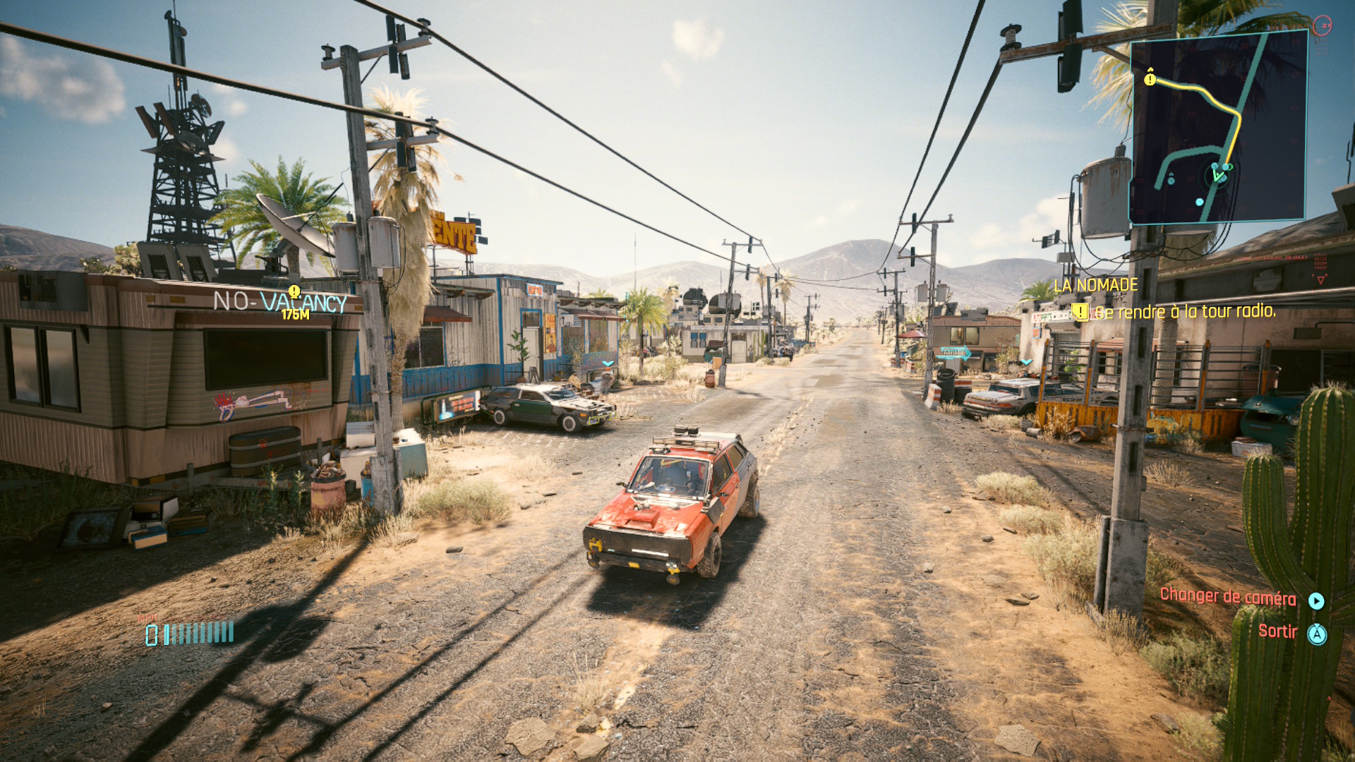 Cyberpunk 2077 test Nintendo Switch 2 nomade perf