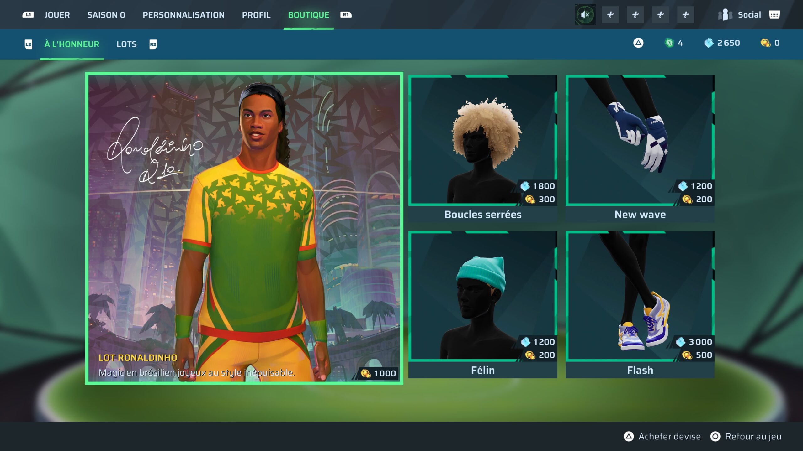 Rematch : Boutique Ronaldinho. Rematch : Boutique Ronaldinho.