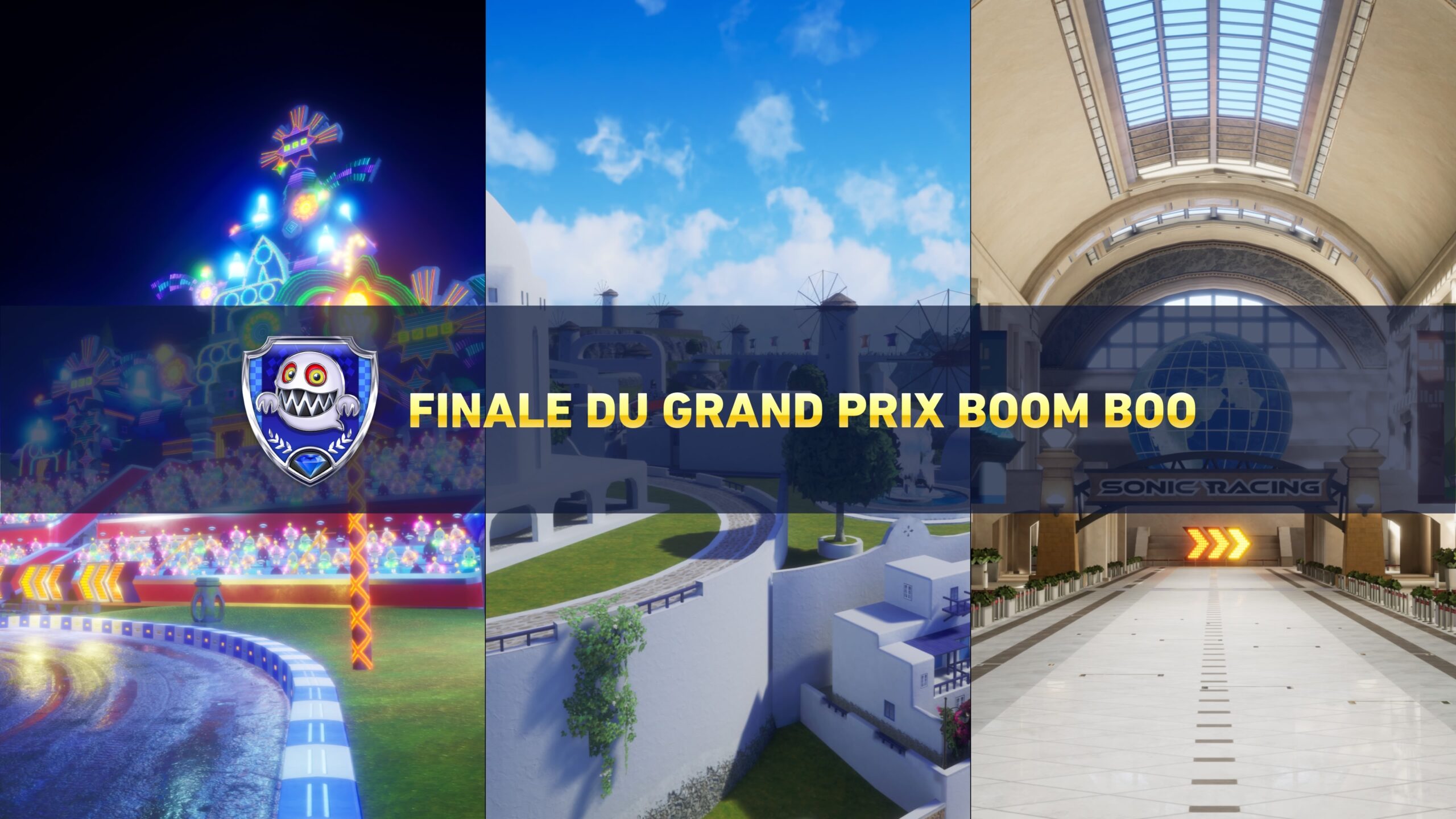Sonic Racing CrossWorlds : Final Grand Prix Boom Boo. Sonic Racing CrossWorlds : Final Grand Prix Boom Boo.