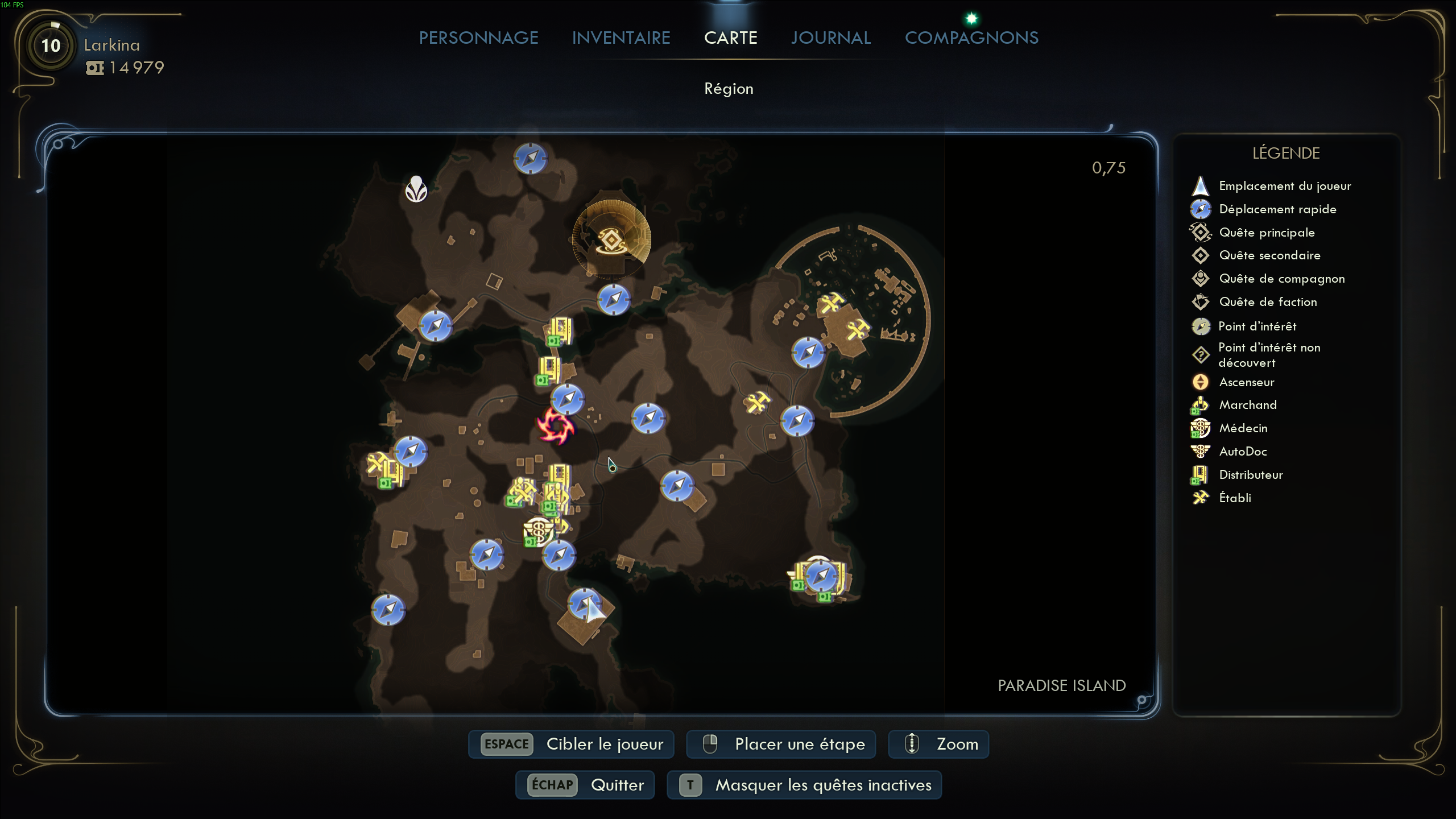 The Outer Worlds 2 Carte RÃ©gion