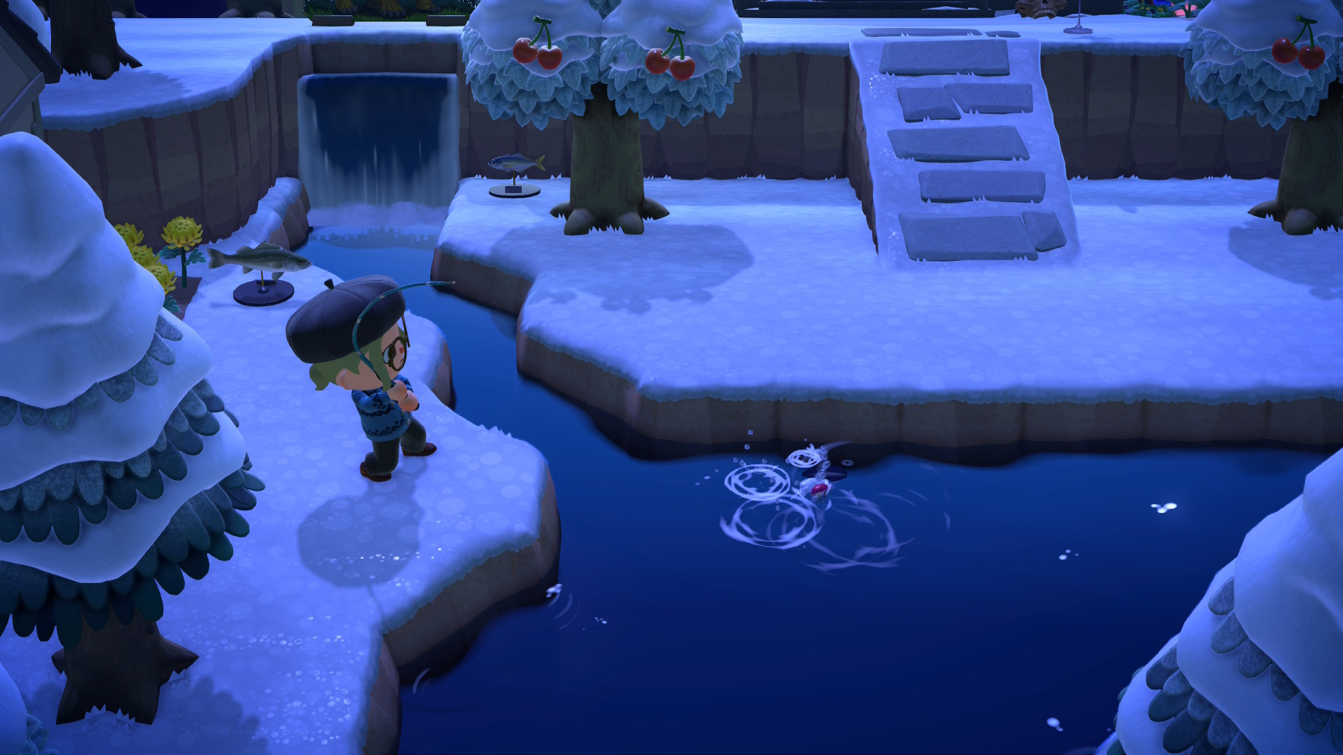 La pêche dans Animal Crossing New Horizons sur Nintendo Switch 2. La pêche dans Animal Crossing New Horizons sur Nintendo Switch 2.