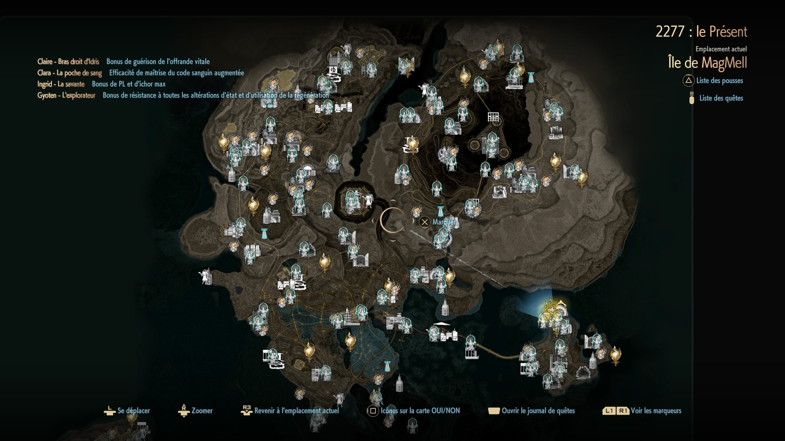 CODE VEIN 2 Carte Monde Ouvert