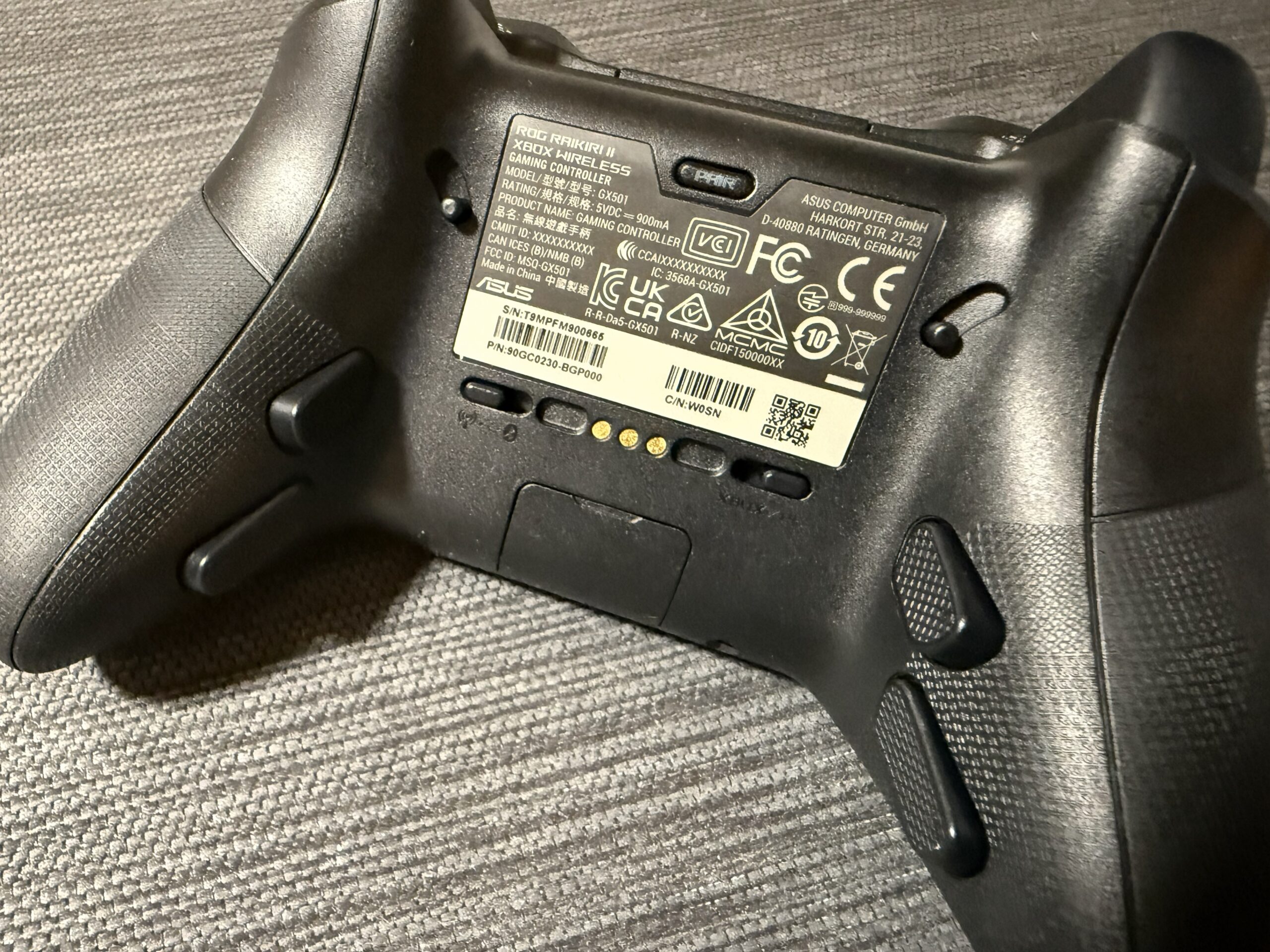 ROG Raikiri 2 Arrière ROG Raikiri 2 Arrière