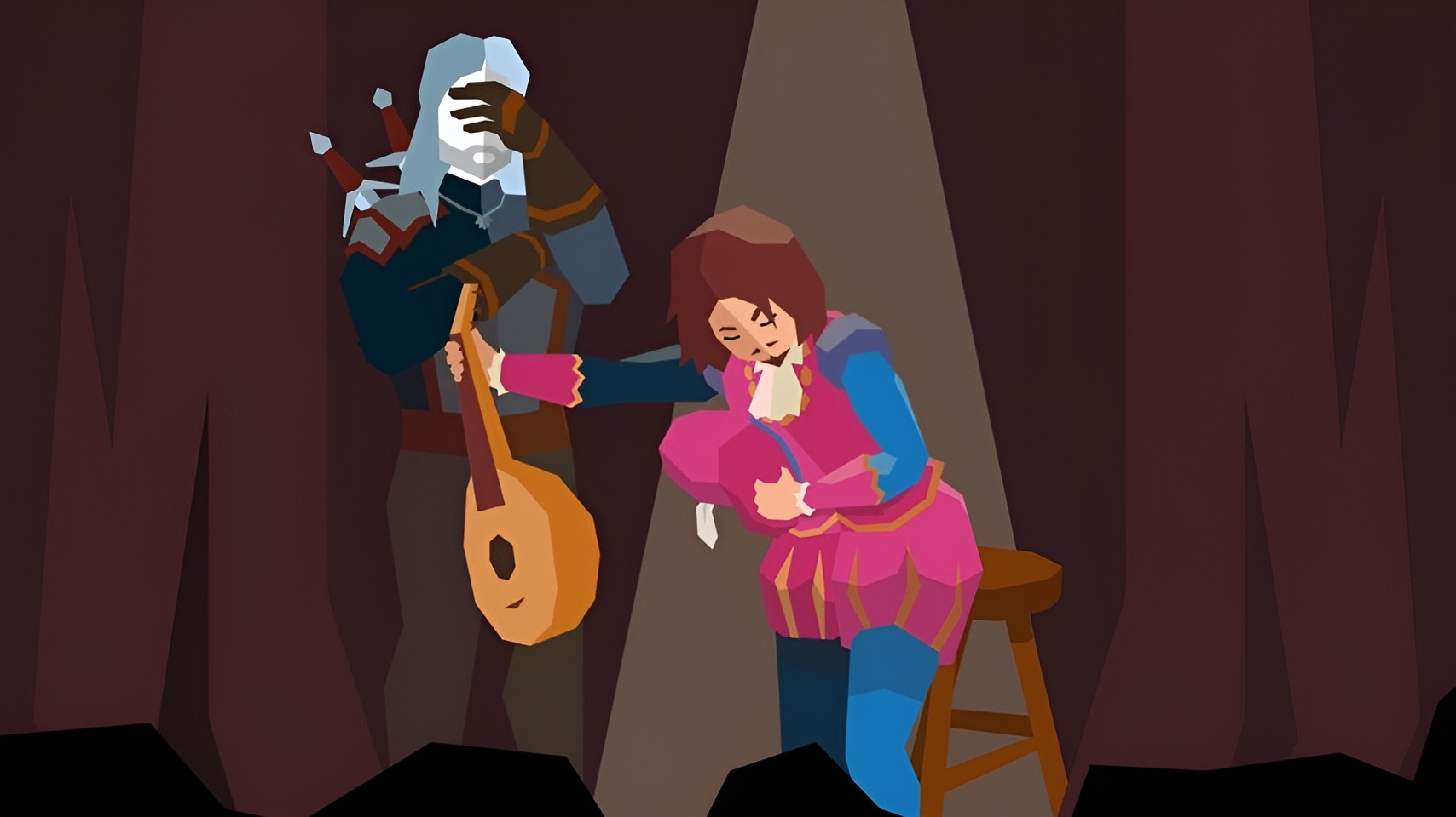 Reigns The Witcher Jaskier Geralt Reigns The Witcher Jaskier Geralt