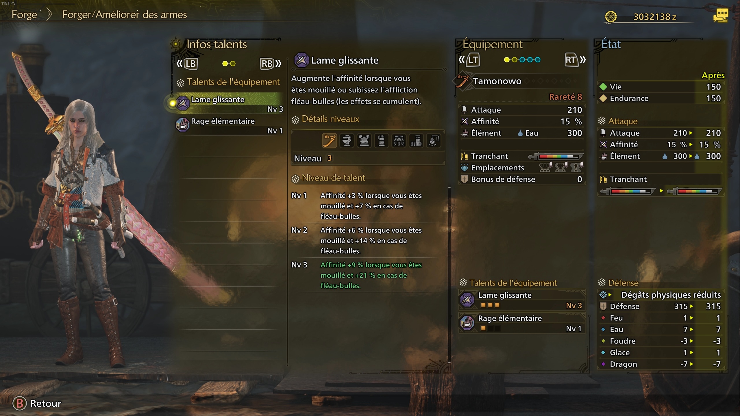 Monster Hunter Wilds Mizutsune Armes Talent Unique Monster Hunter Wilds Mizutsune Armes Talent Unique