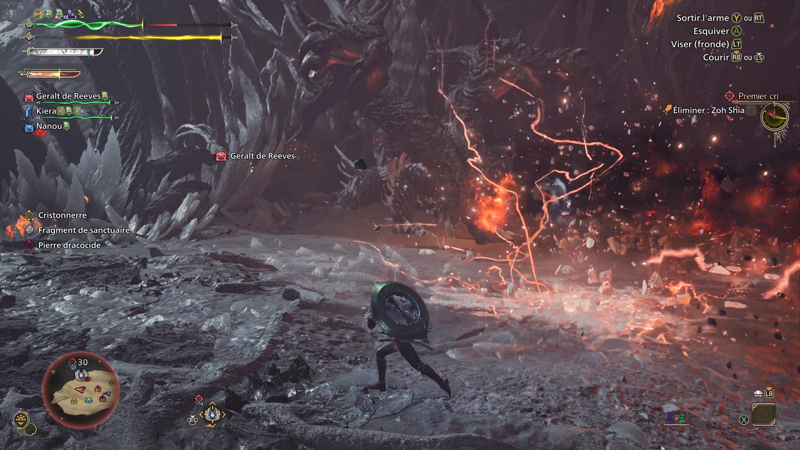 Monster Hunter Wilds Zoh Shia Attaques Ãclair Feu