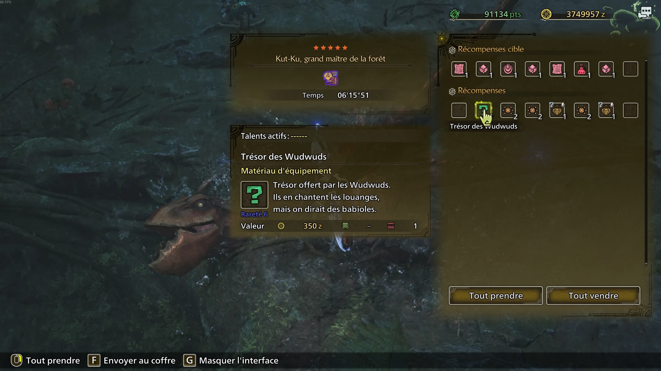 Monster Hunter Wilds QuÃªte Event Wudwud RÃ©compense