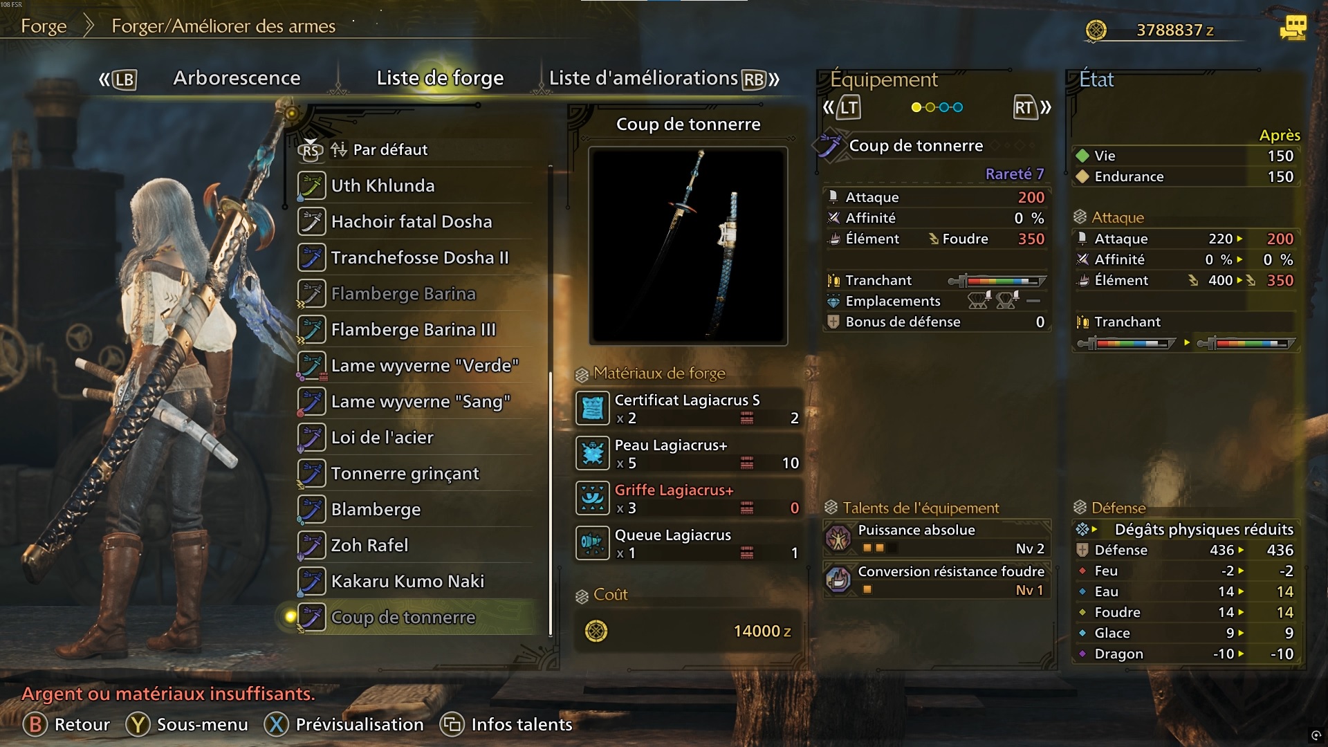 Monster Hunter Wilds Lagiacrus Arme Monster Hunter Wilds Lagiacrus Arme
