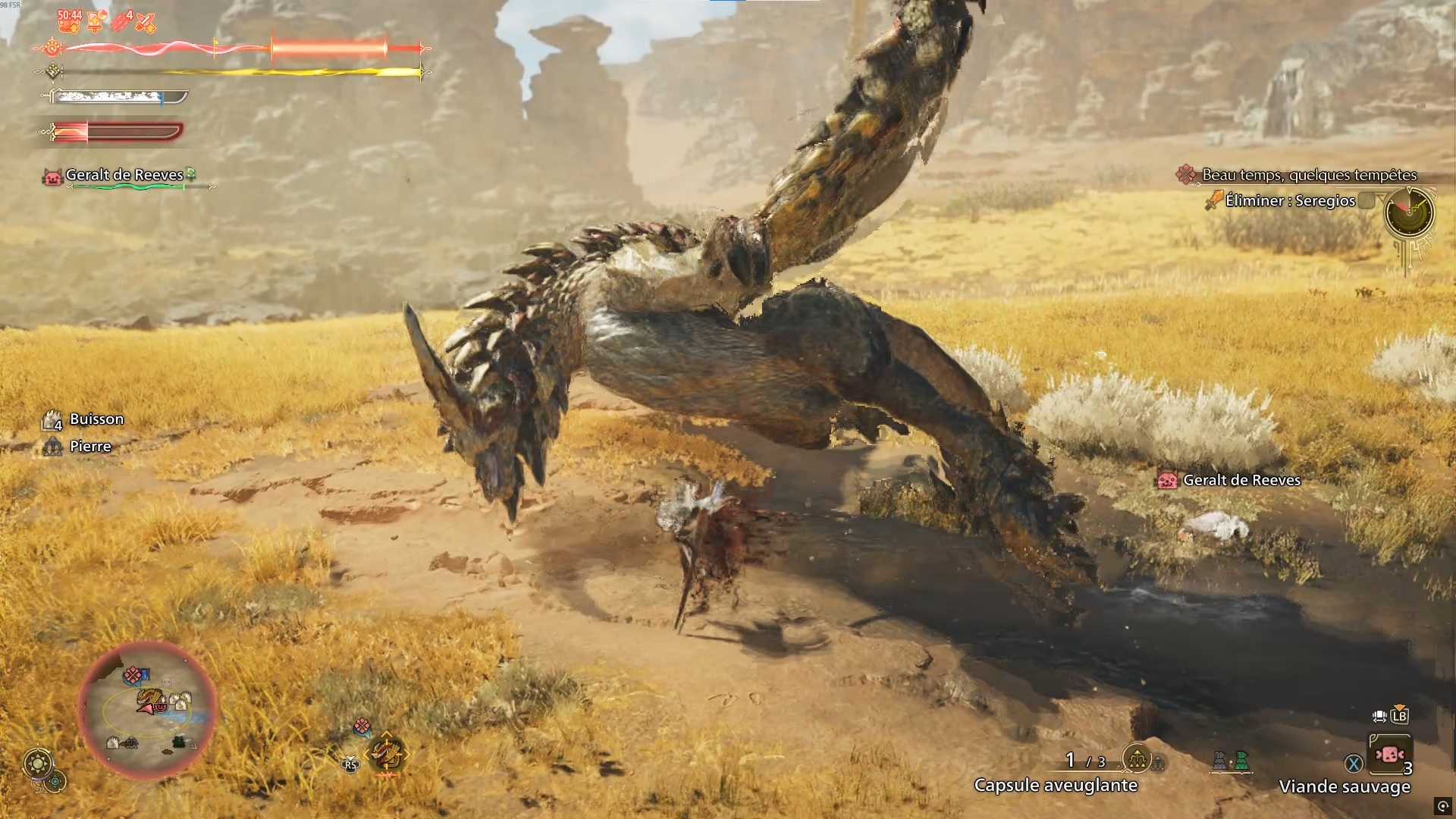 Monster Hunter Wilds Seregios Saignement