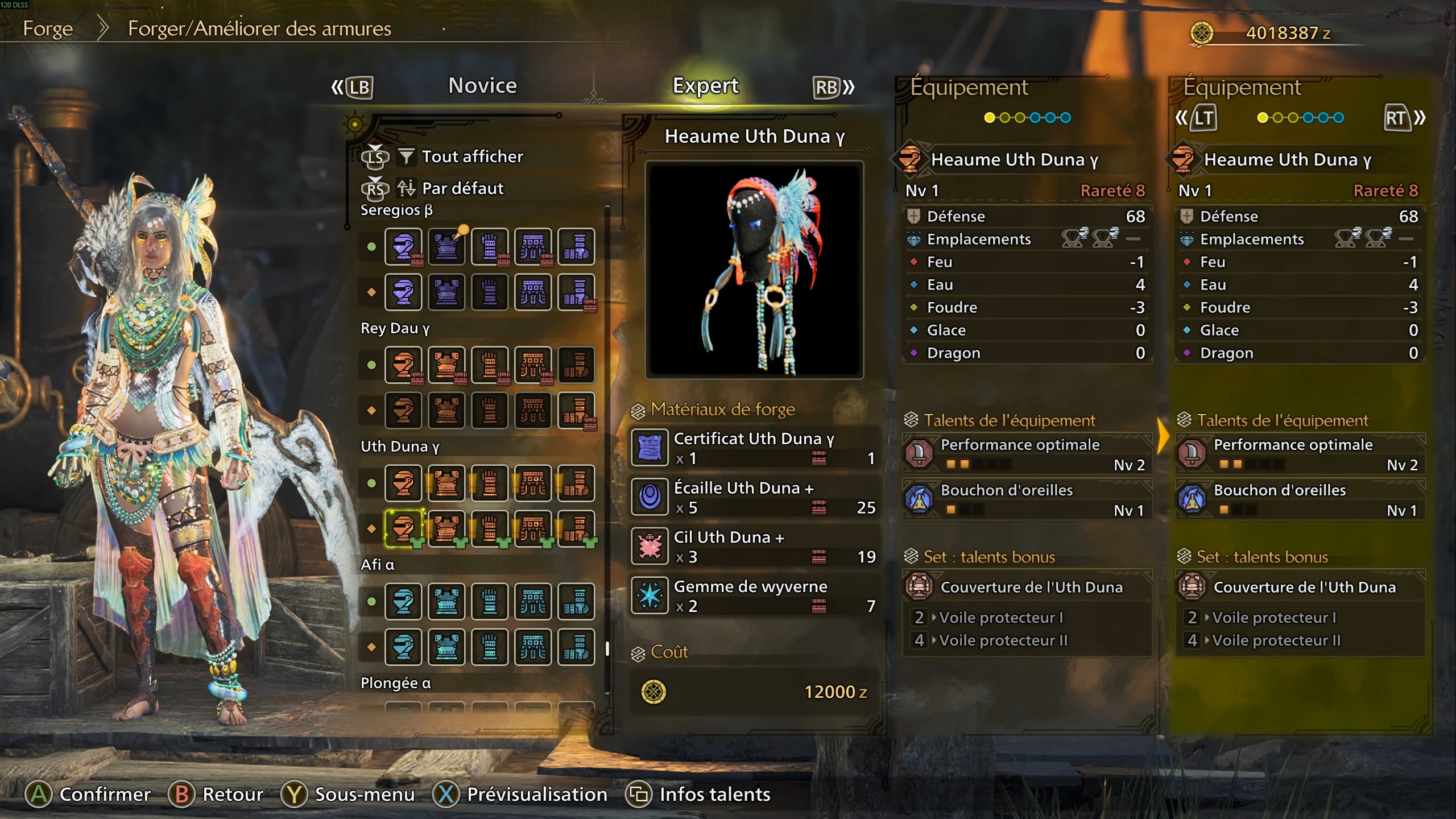 Monster Hunter Wilds Uth Duna Alpha SuprÃªme Armure