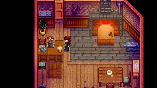 Stardew Valley : Clint, le forgeron.