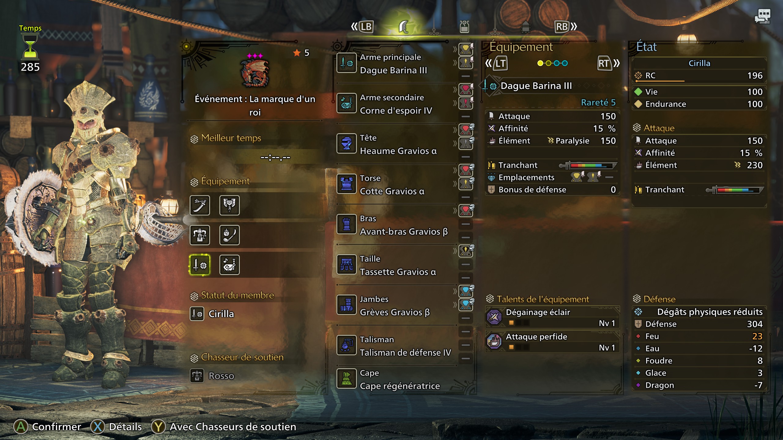 Monster Hunter Wilds Marque d'un roi Set 3