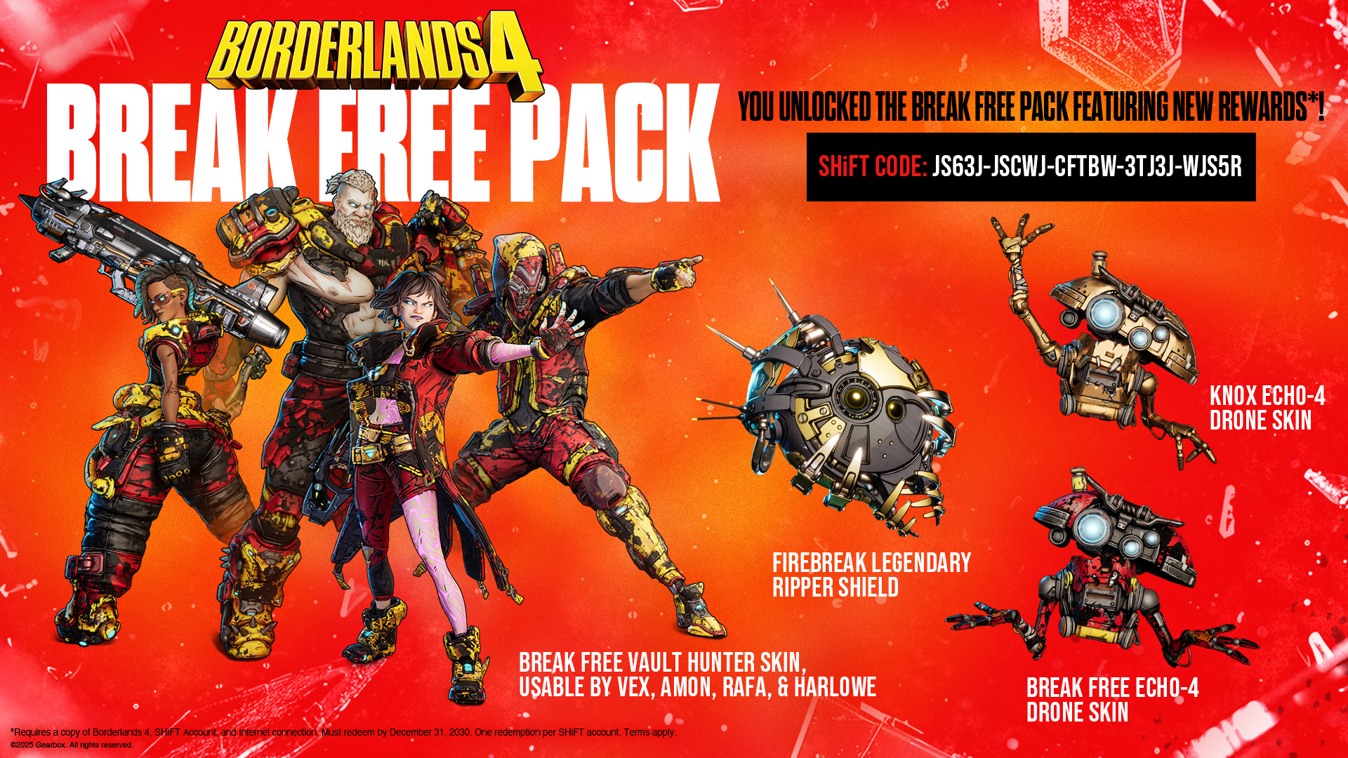 Borderlands 4 : Break Free Pack. Borderlands 4 : Break Free Pack.