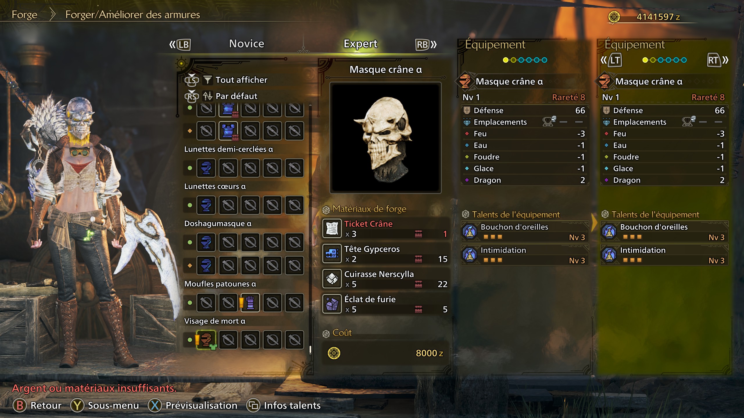 Monster Hunter Wilds Visage de Mort Monster Hunter Wilds Visage de Mort