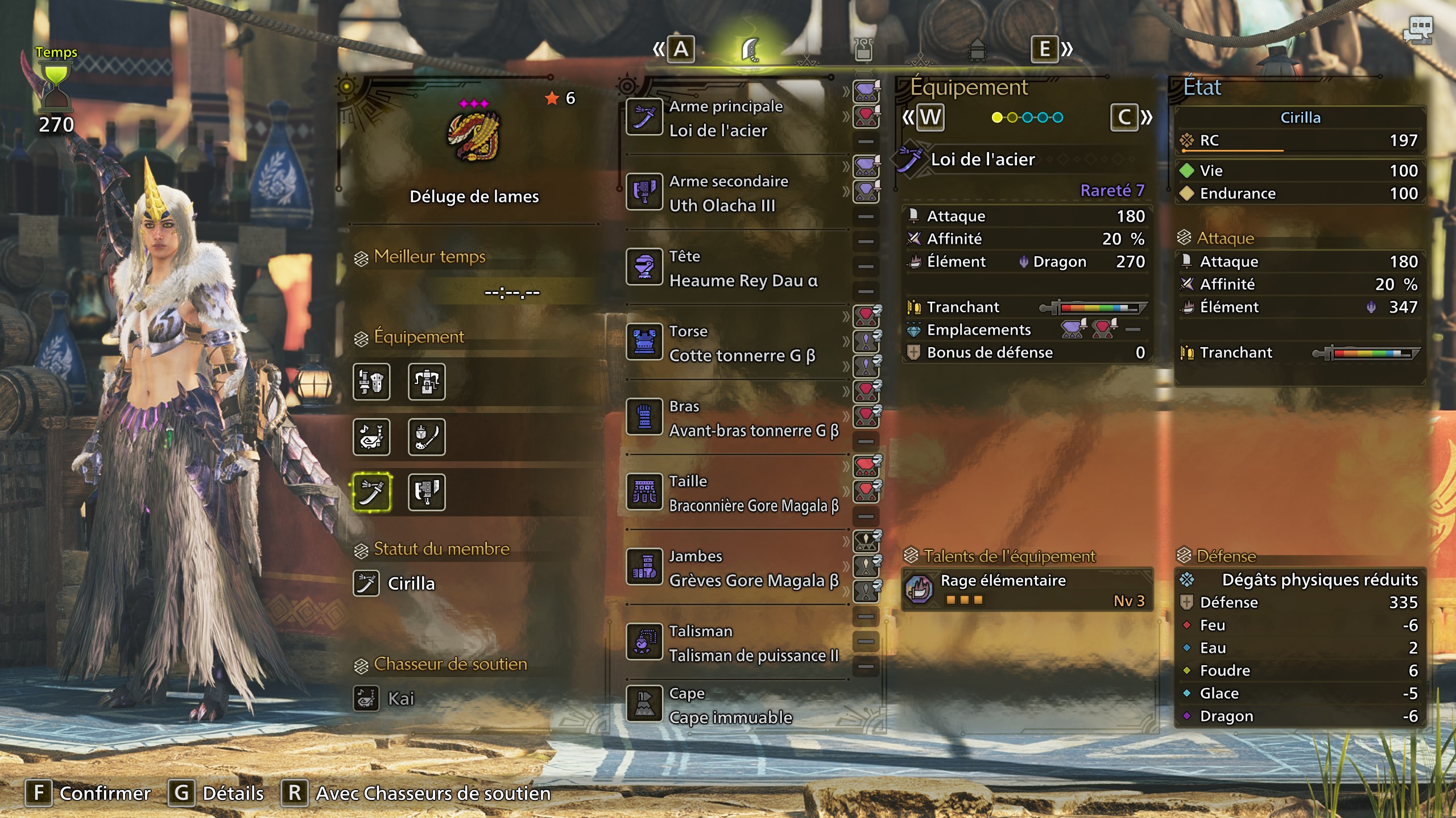 Monster Hunter Wilds DÃ©luge de Lames Set 3