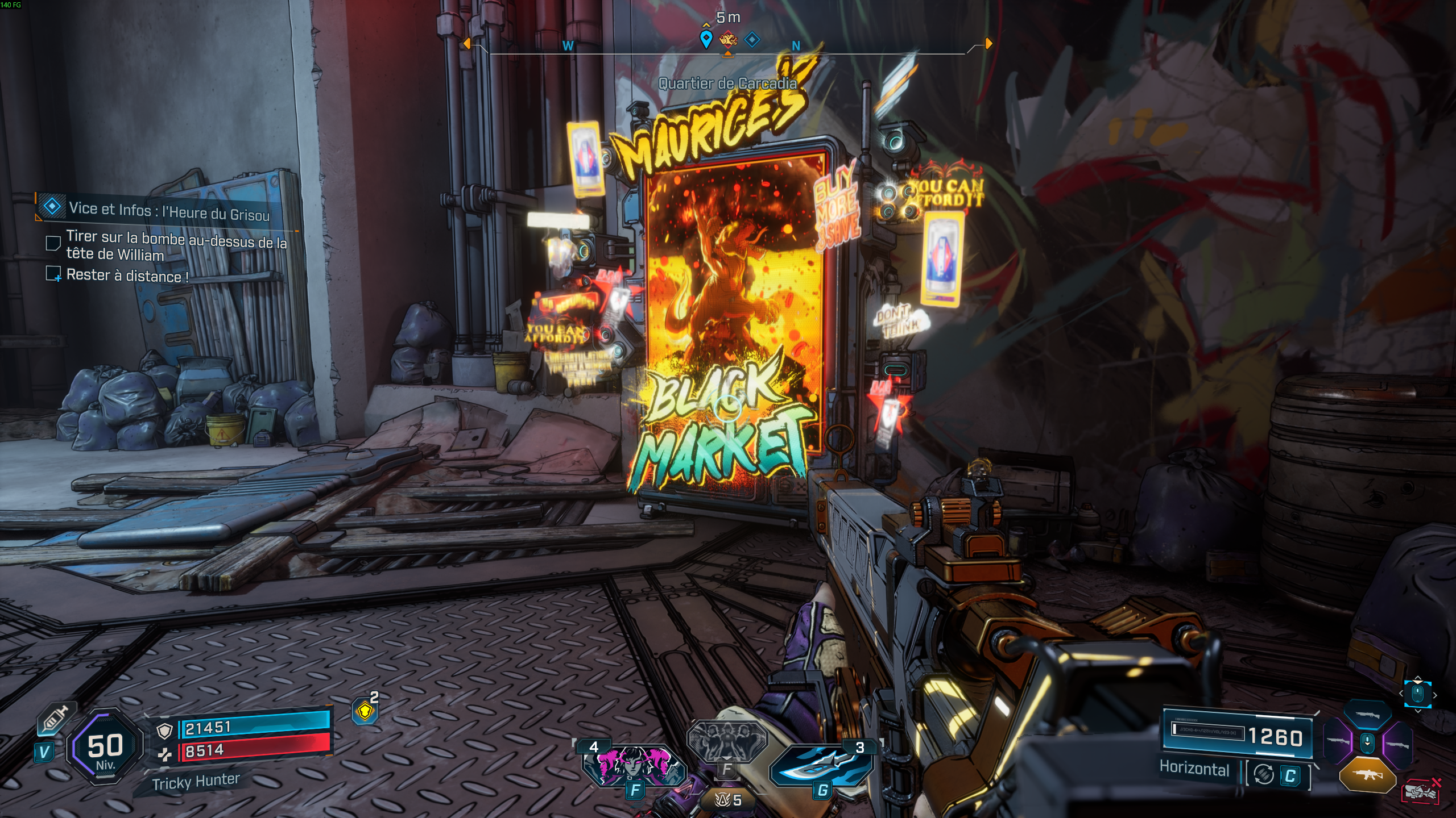 Borderlands 4 MarchÃ© Maurice 10/10/2025 Balcon