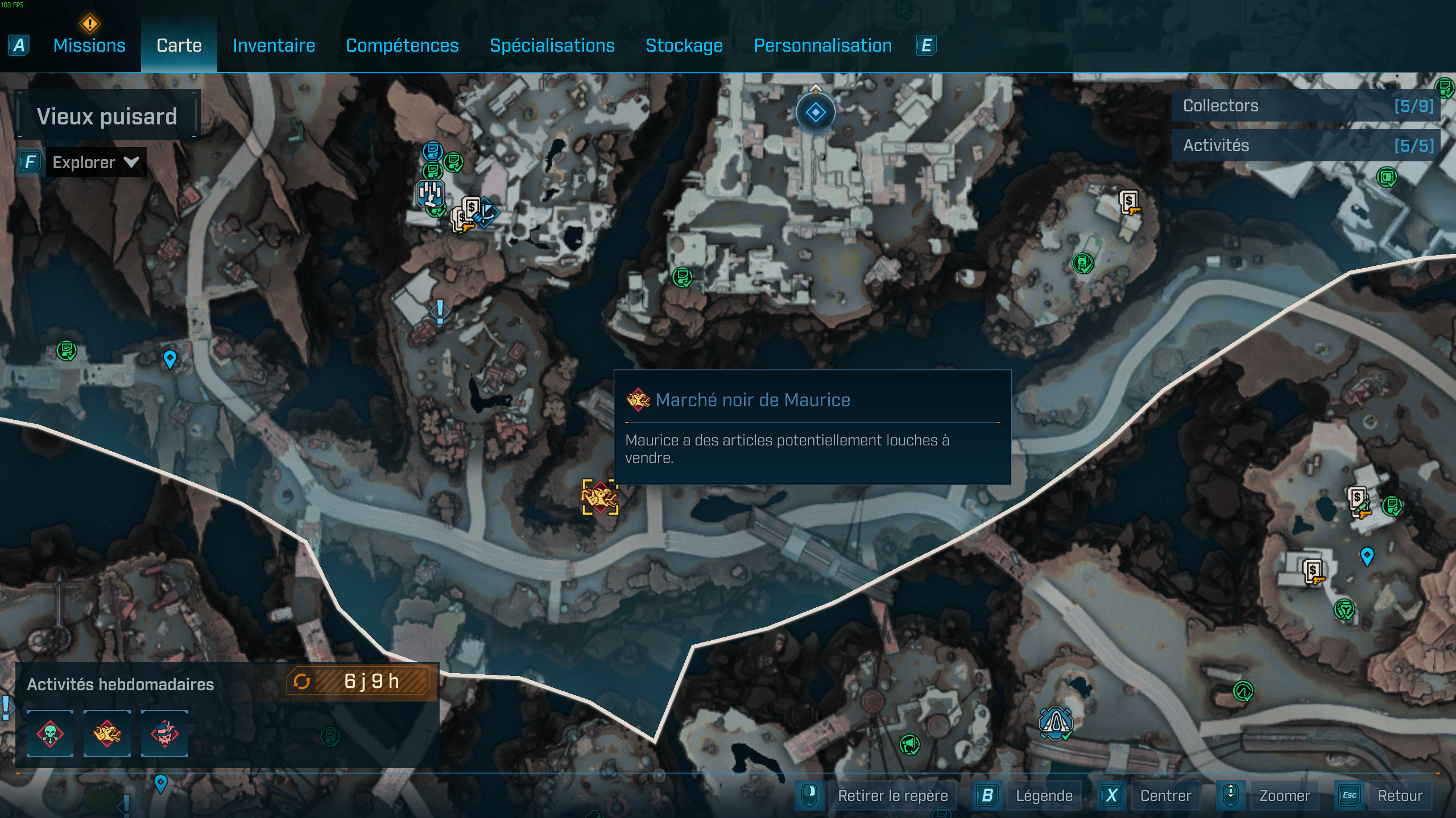 Borderlands 4 Maurice Carte 17/10/2025