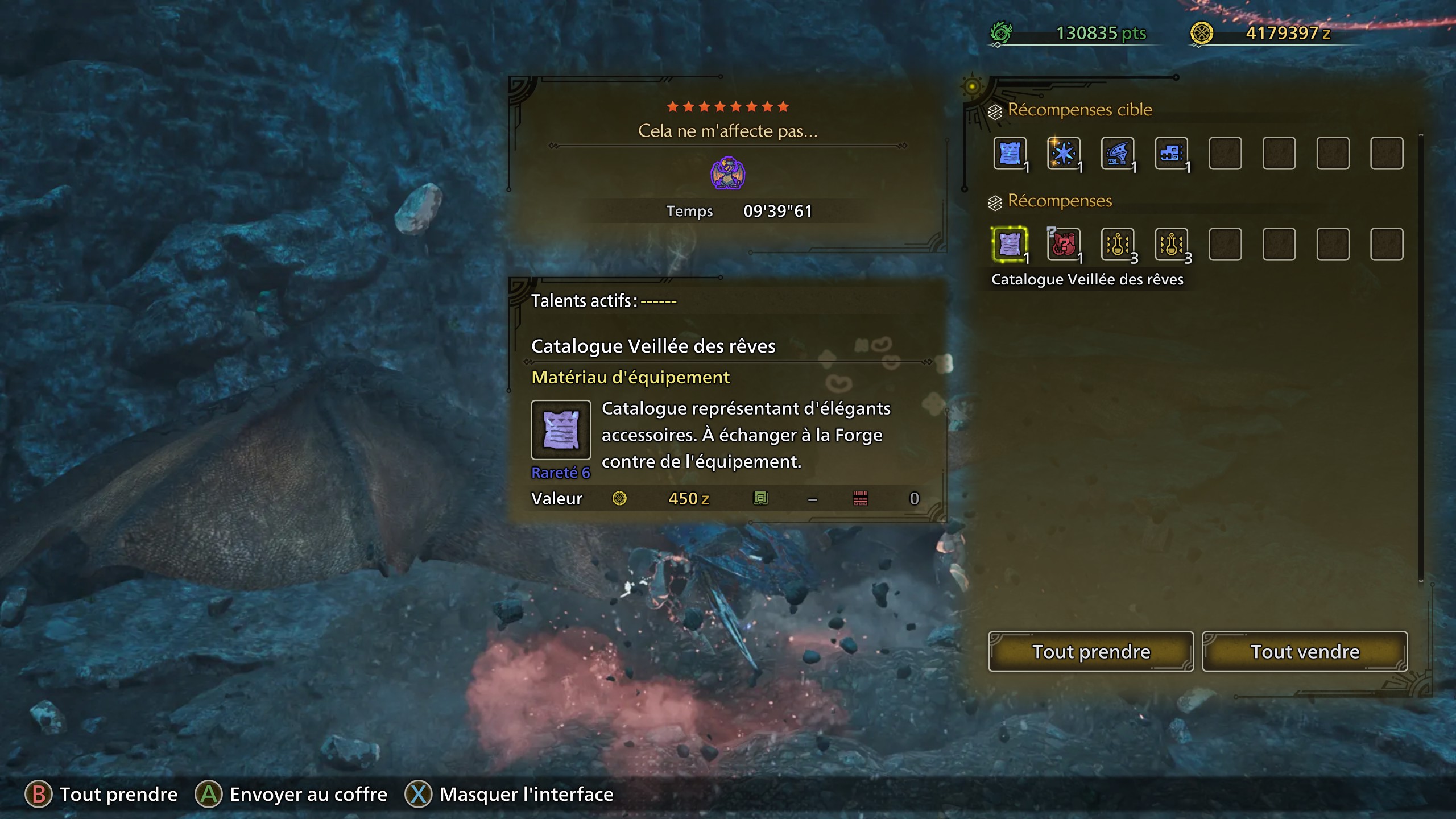 Monster Hunter Wilds Cela ne m'affecte pas RÃ©compense