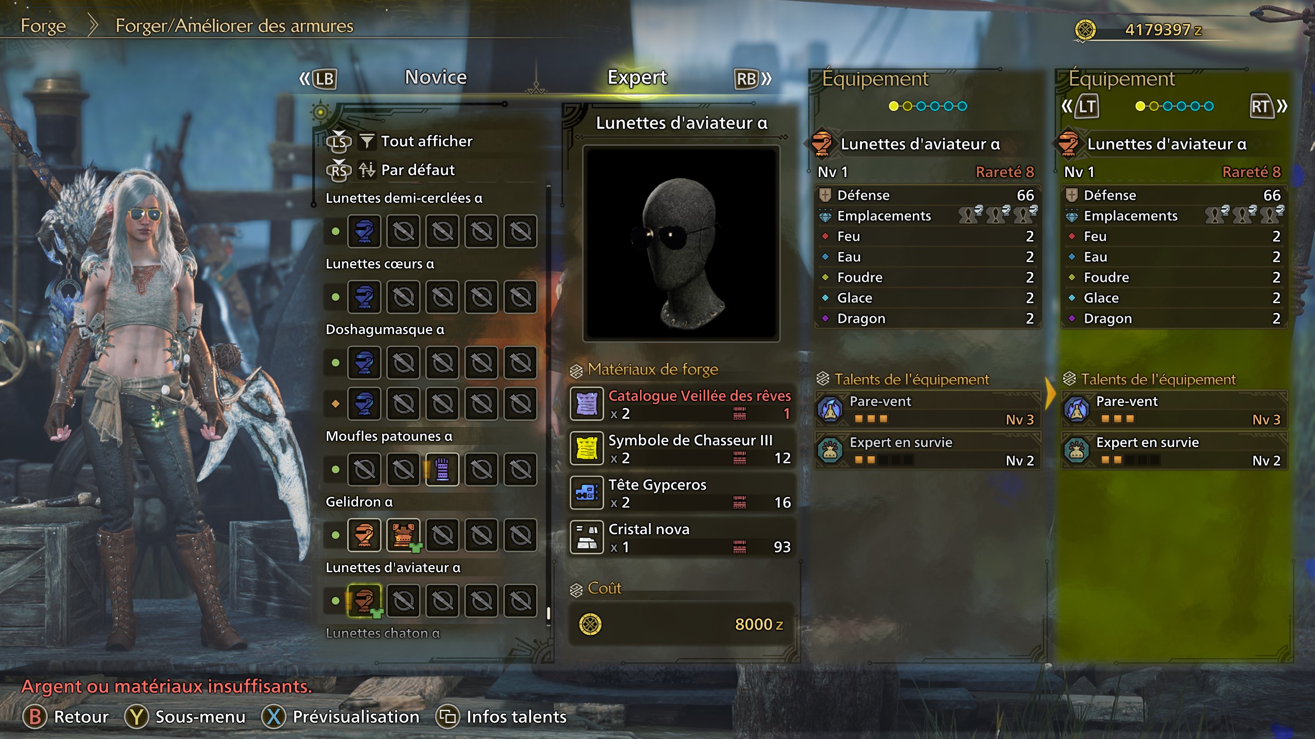 Monster Hunter Wilds Cela ne m'affecte pas Lunettes Aviateur Monster Hunter Wilds Cela ne m'affecte pas Lunettes Aviateur