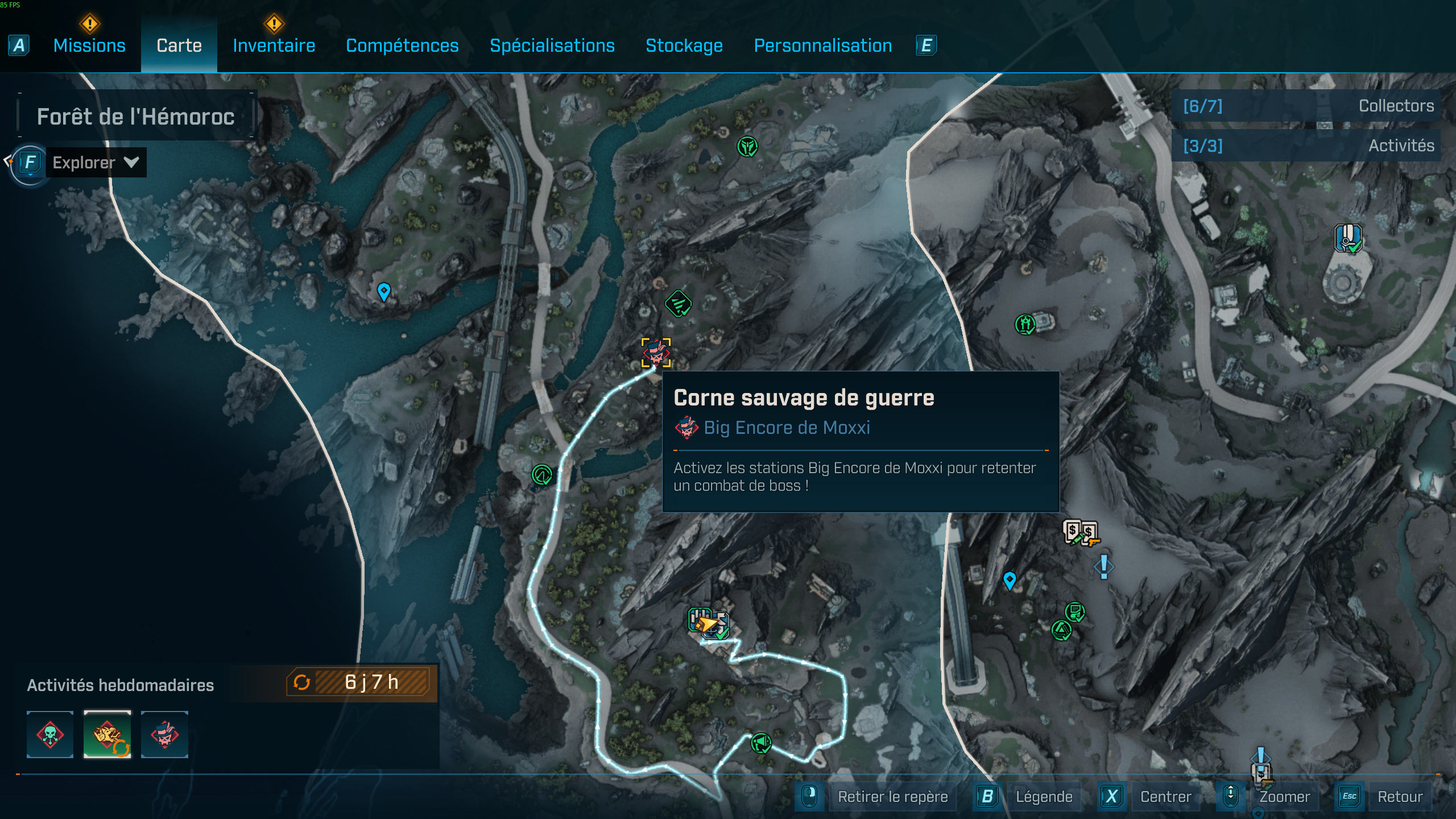 Borderlands 4 Big Encore Moxxi 24 octobre 2025 Carte