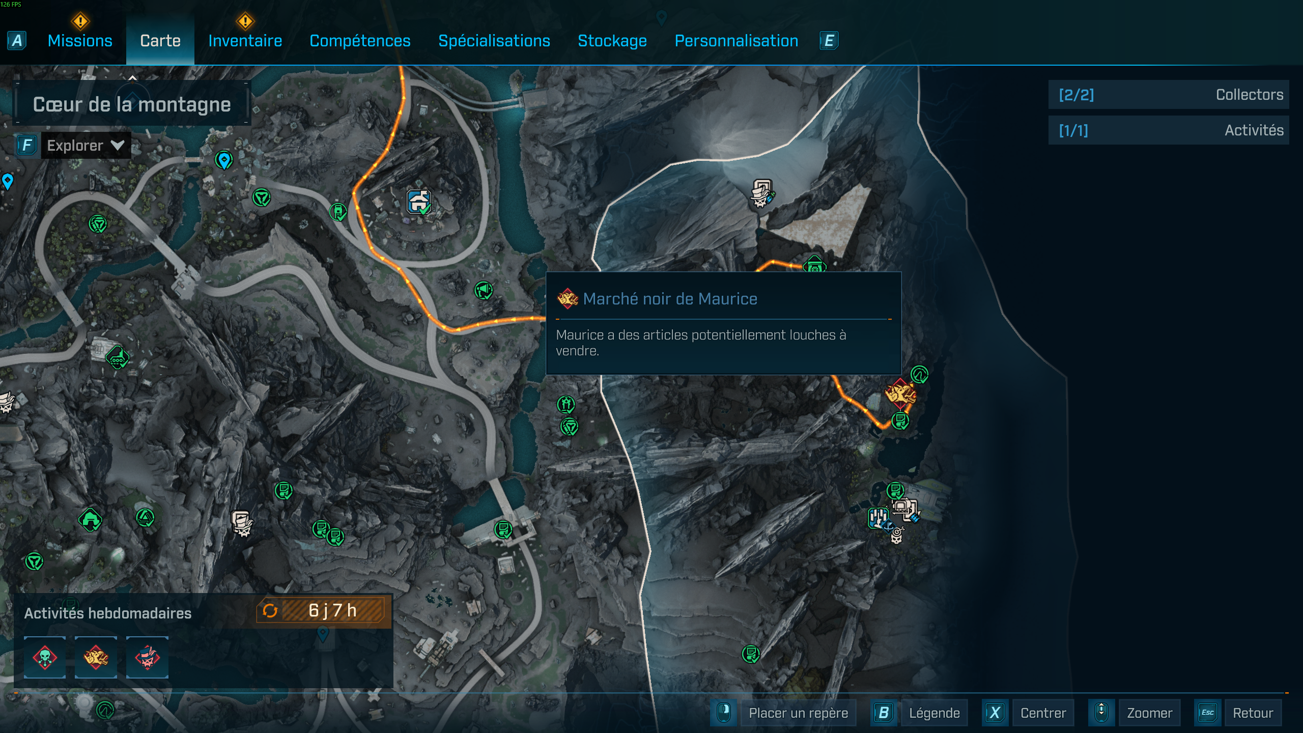 Borderlands 4 MarchÃ© Noir Maurice 31/10/2025 Carte