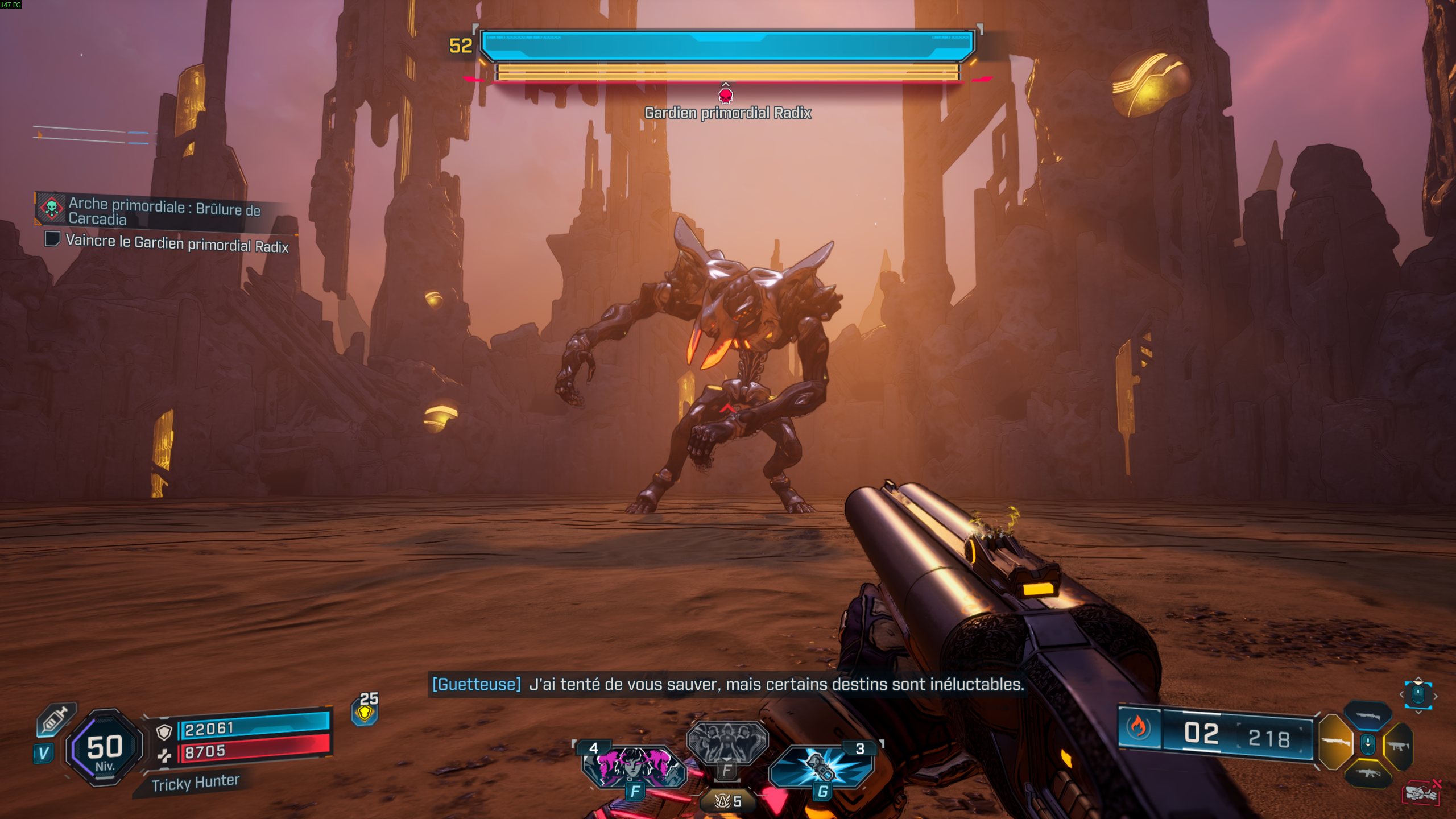 Borderlands 4 Mission Joker 14/11/2025 Gardien Primordial Radix