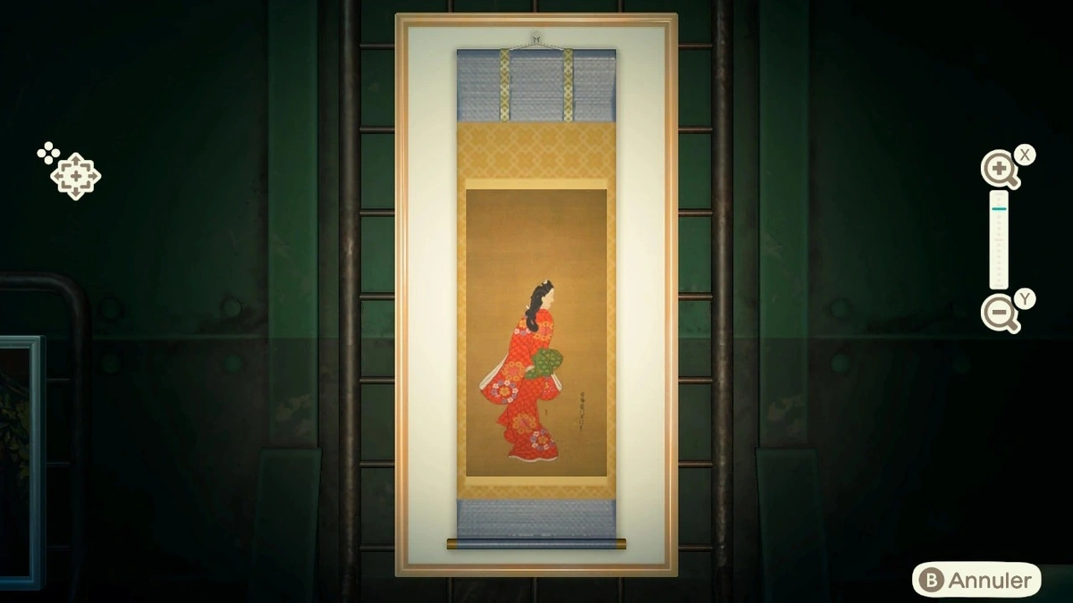 Toile gracieuse authentique dans Animal Crossing New Horizons. Toile gracieuse authentique dans Animal Crossing New Horizons.