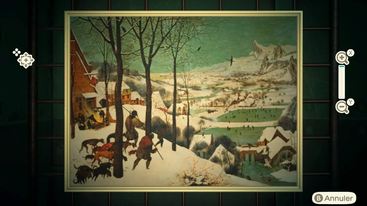 VÃ©ritable Toile hivernale d'Animal Crossing New Horizons sur Nintendo Switch 2.