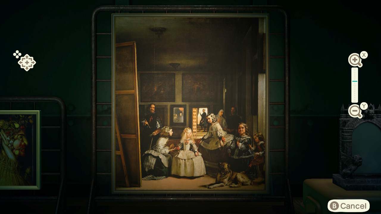 Contrefaçon de la Toile solennelle dans Animal Crossing New Horizons. Contrefaçon de la Toile solennelle dans Animal Crossing New Horizons.