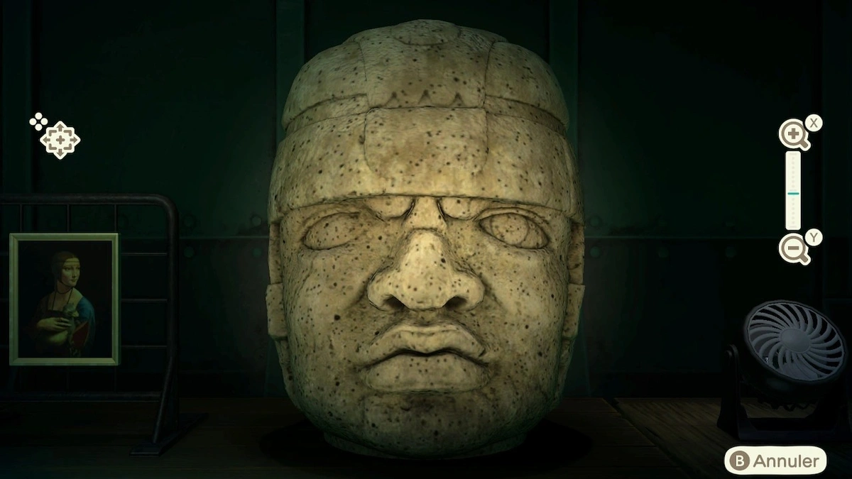 La Statue dÃ©terminÃ©e dans Animal Crossing New Horizons sur Nintendo Switch 2.