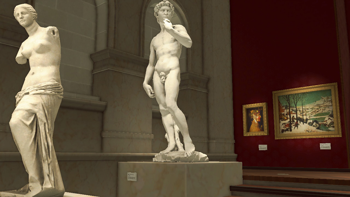 Statue majestueuse dans le musée d'Animal Crossing New Horizons. Statue majestueuse dans le musée d'Animal Crossing New Horizons.