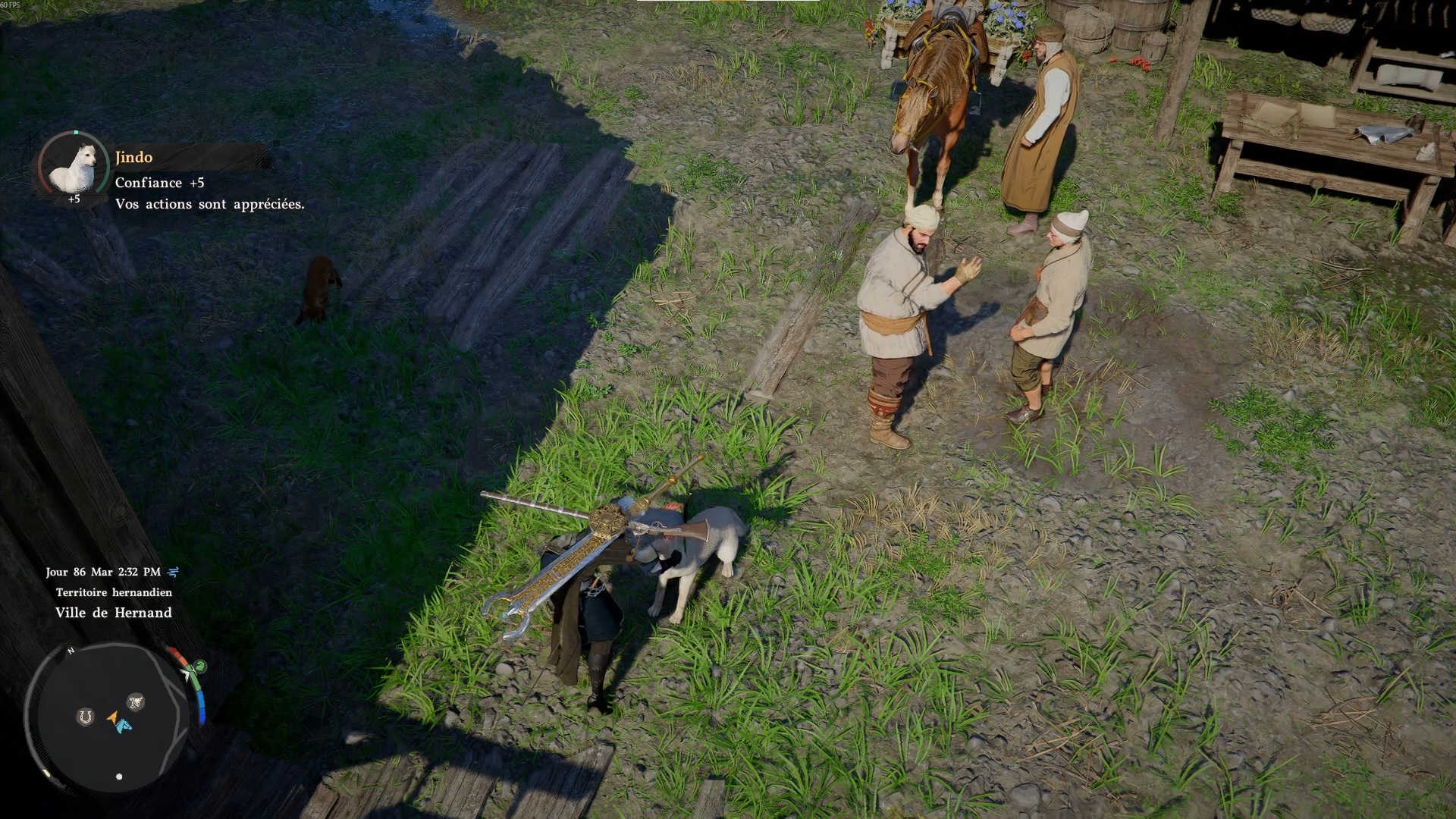 Crimson Desert Caresse Chien