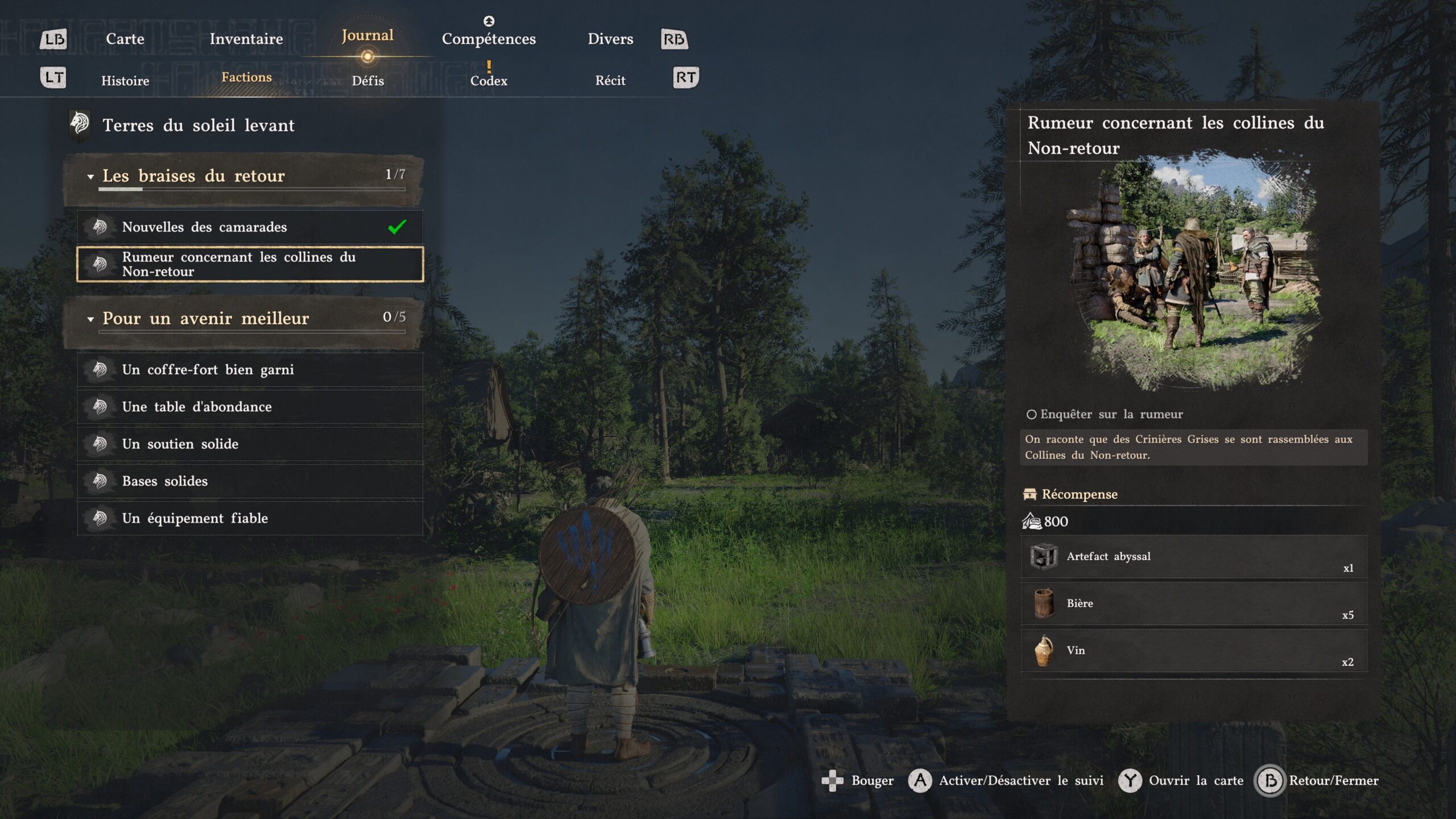 Crimson Desert mission campement 