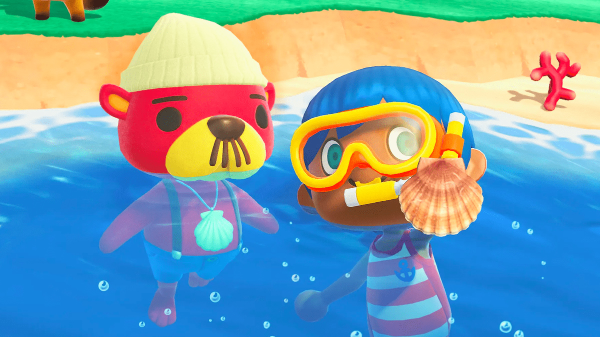 La plongée d'Animal Crossing New Horizons. La plongée d'Animal Crossing New Horizons.