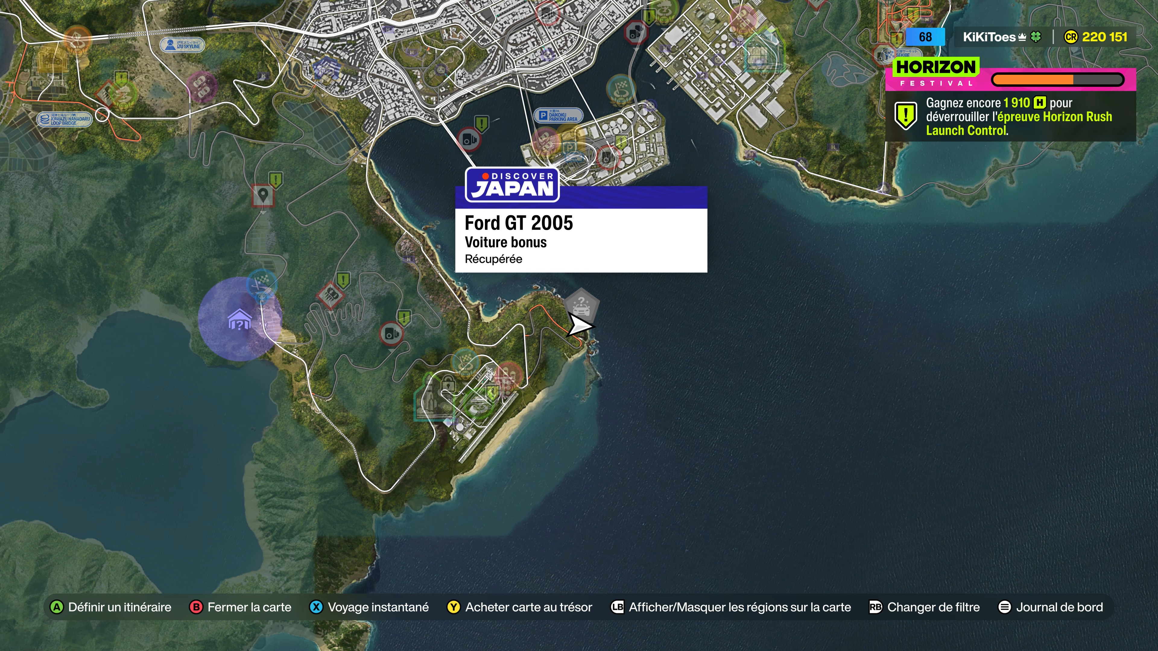 Forza Horizon 6 emplacement Ford bonus