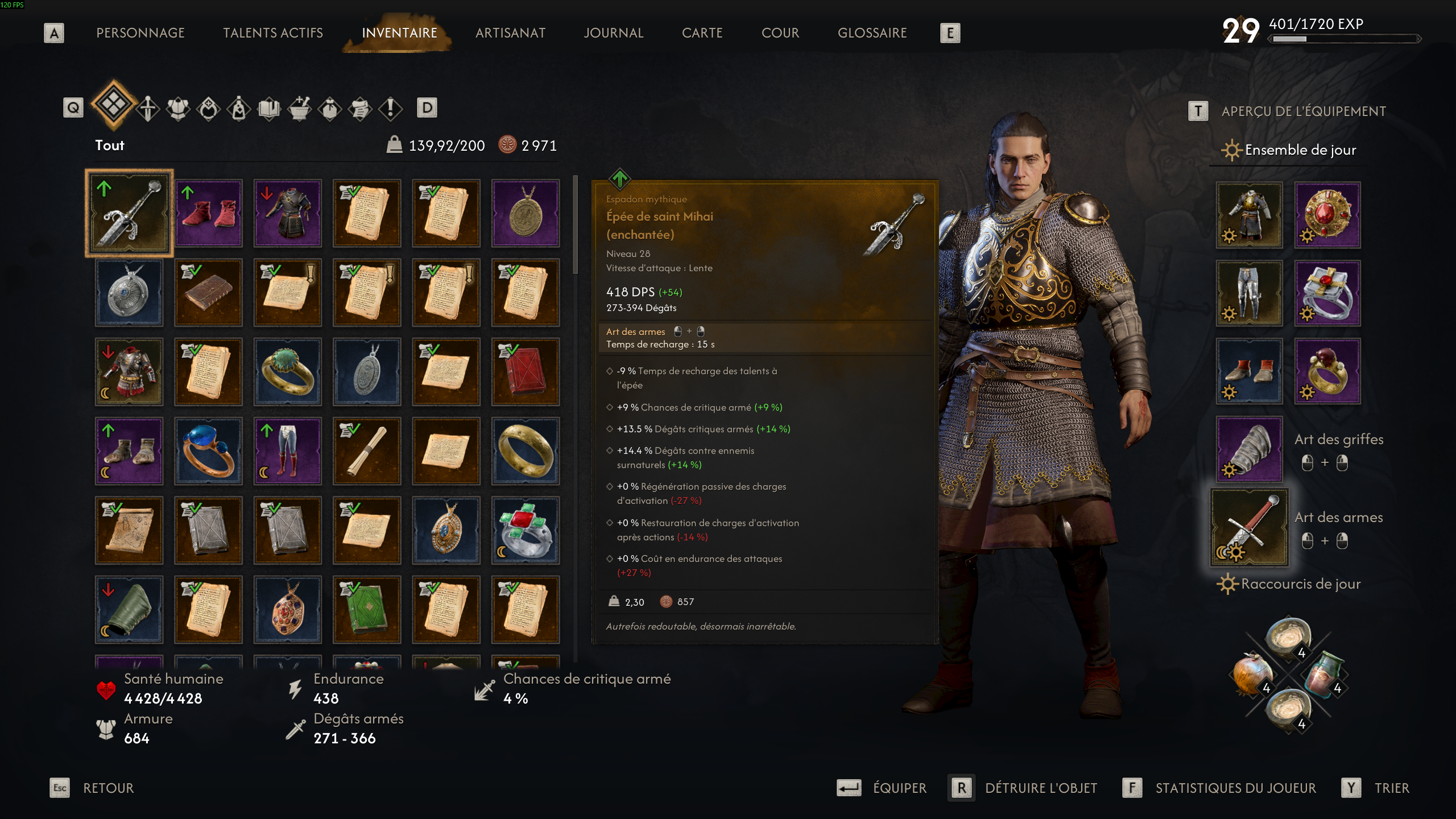 The Blood of Dawnwalker Epee Mihai Stats The Blood of Dawnwalker Epee Mihai Stats