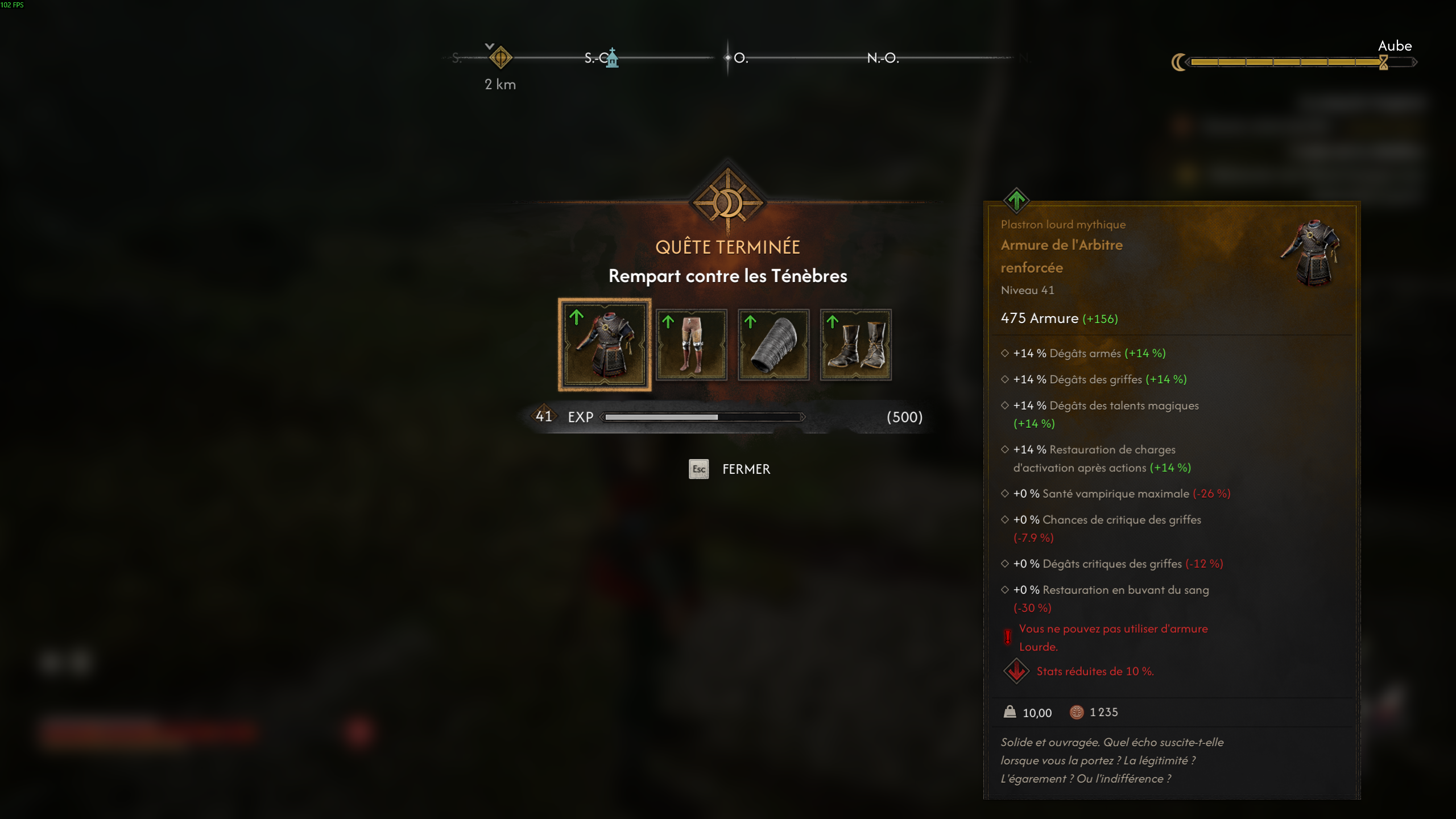 Dawnwalker Armure Arbitre renforcÃ©e