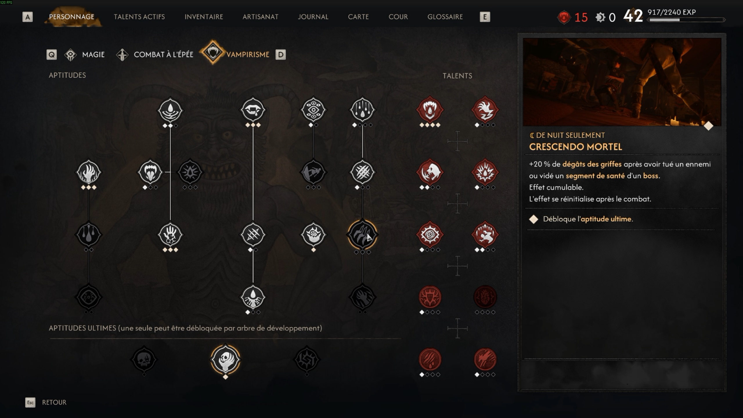 The Blood of Dawnwalker Vampirisme Aptitude The Blood of Dawnwalker Vampirisme Aptitude