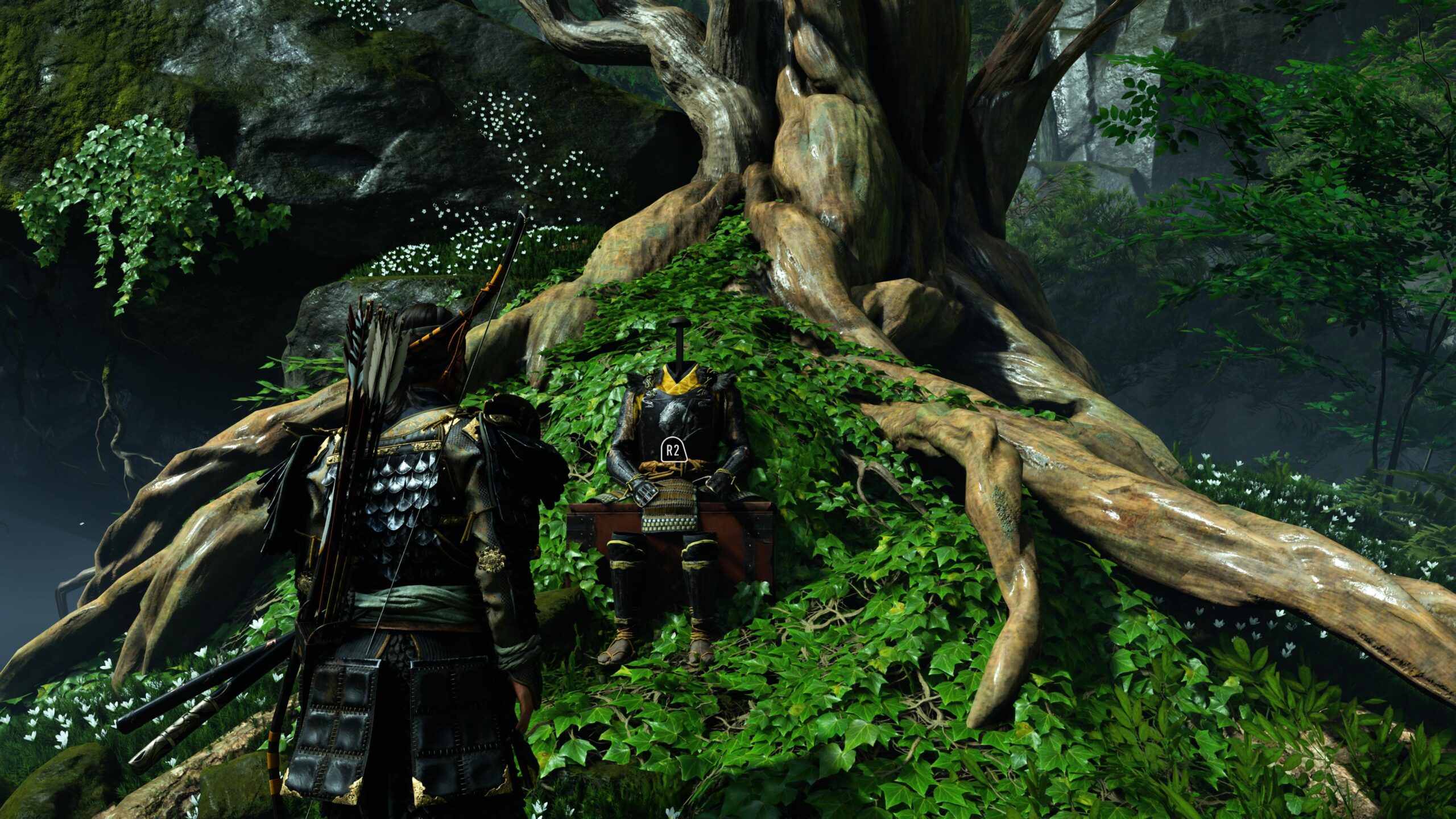 Ghost of YÅtei Armure Elu Loups Emplacement