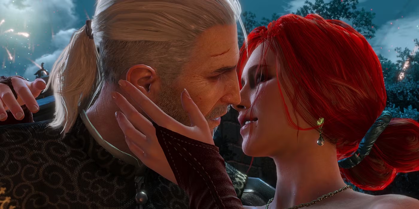 The Witcher 3 Triss Baiser