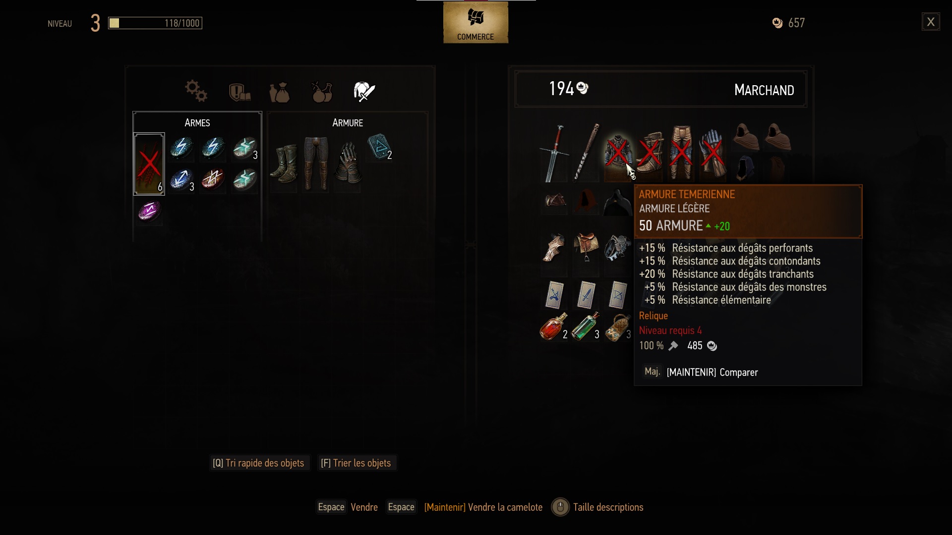 The Witcher 3 Meilleure Armure Early The Witcher 3 Meilleure Armure Early