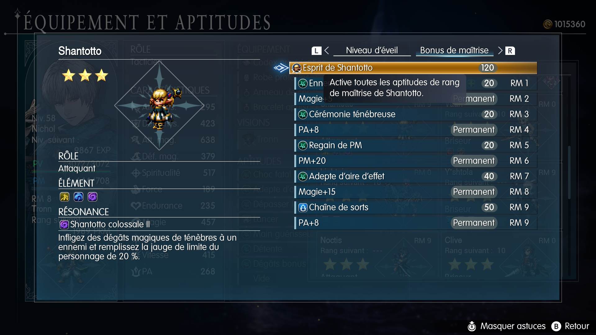 guide ff resonance compétences Shantotto guide ff resonance compétences Shantotto