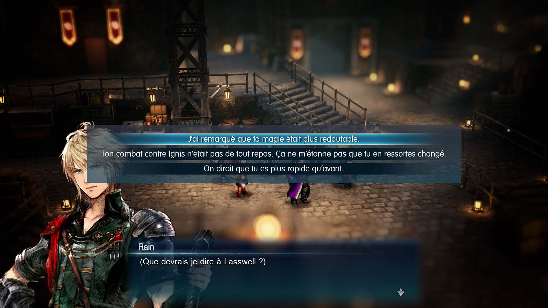 guide final fantasy resonance choix dialogues lasswell