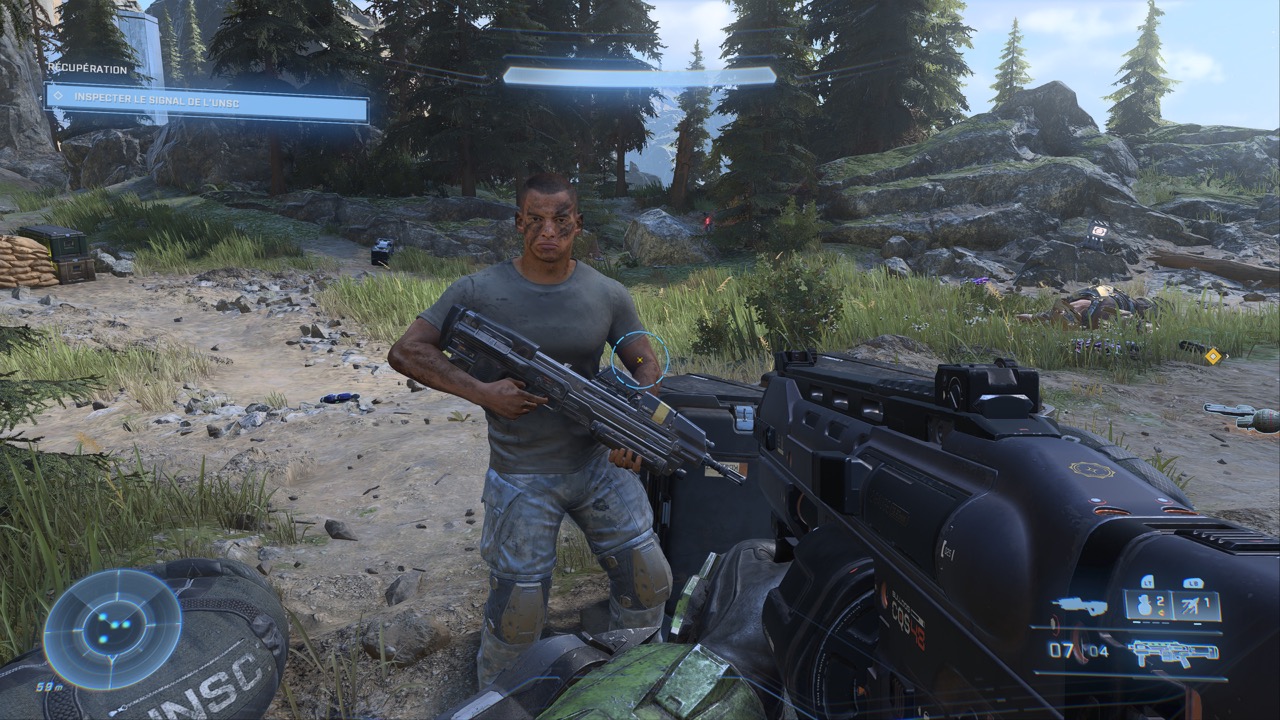 Un PNJ humain de Halo Infinite.