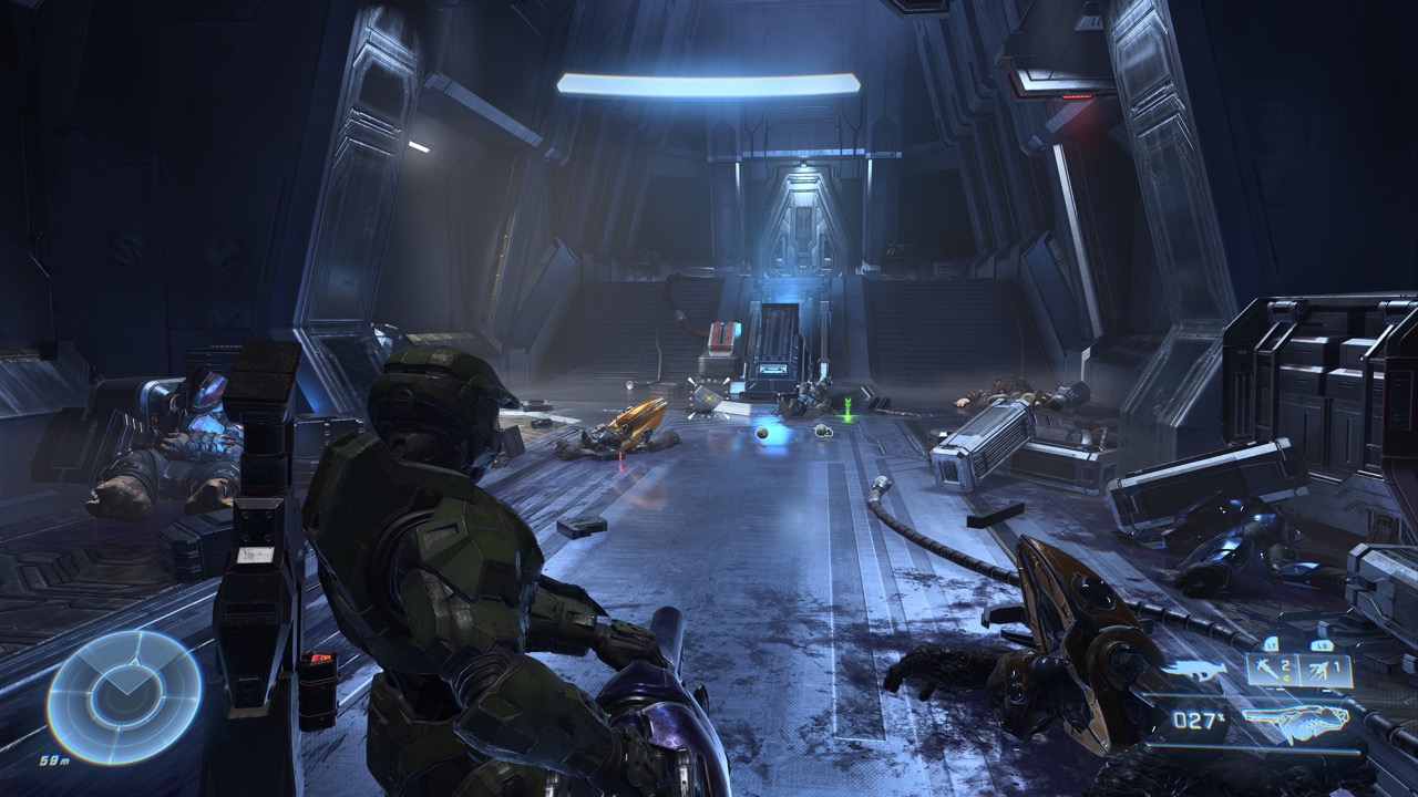 Master Chief dans la campagne de Halo Infinite. Master Chief dans la campagne de Halo Infinite.