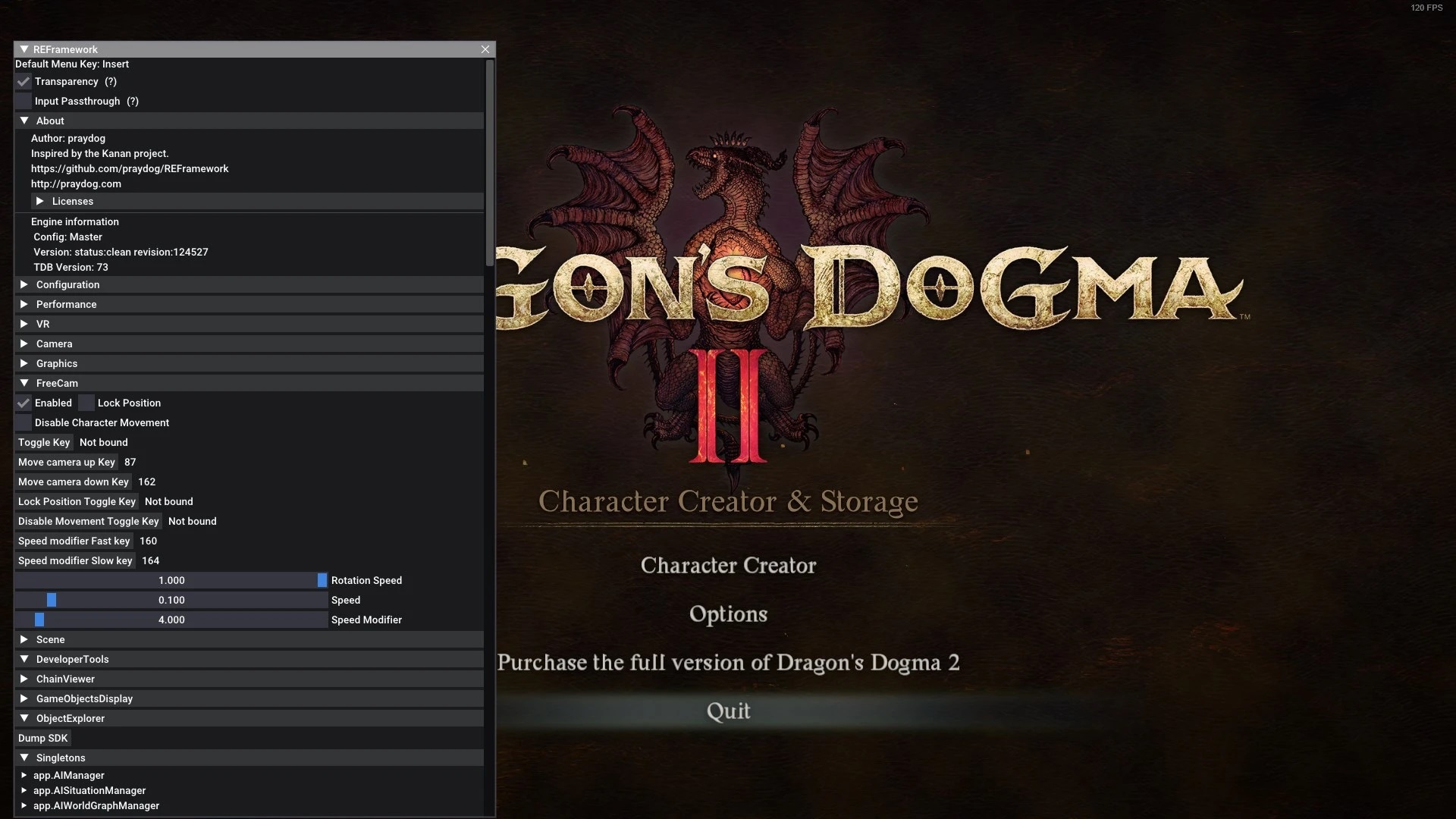 Dragon's Dogma 2 REFramework Dragon's Dogma 2 REFramework