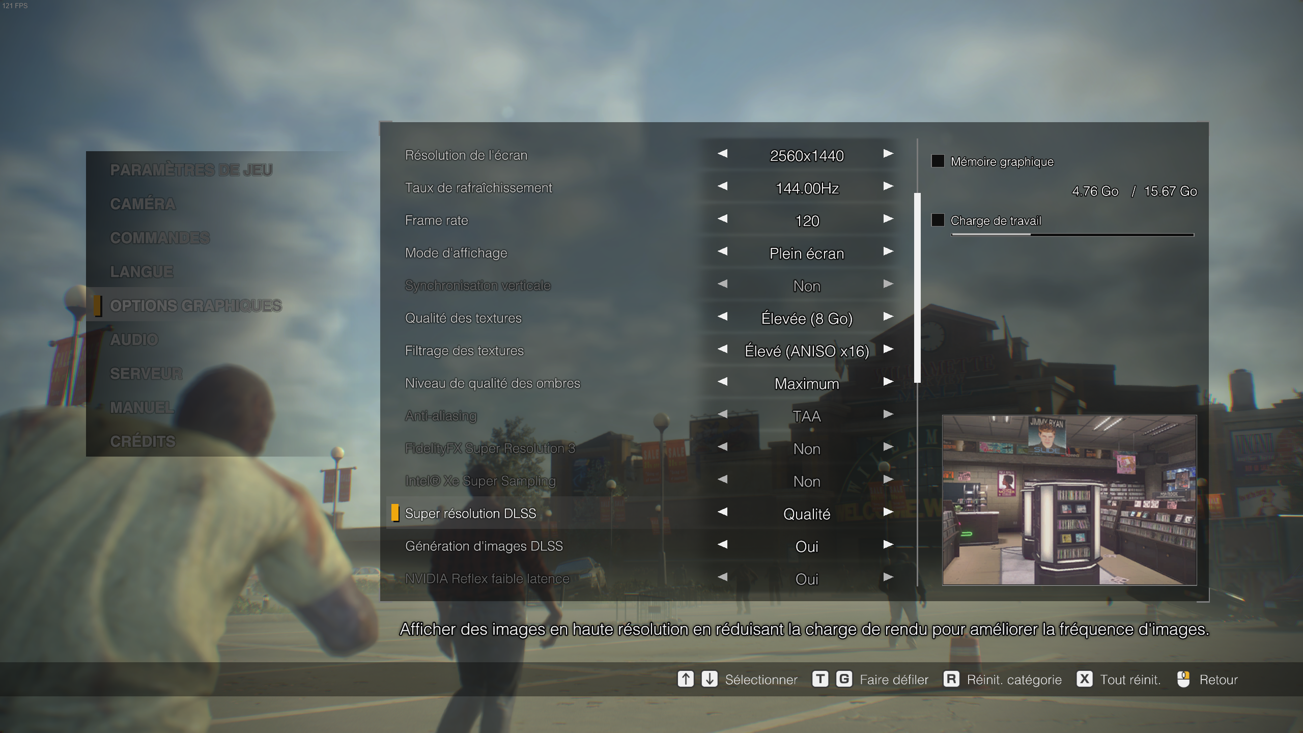 Dead Rising Remaster RÃ©glages PC
