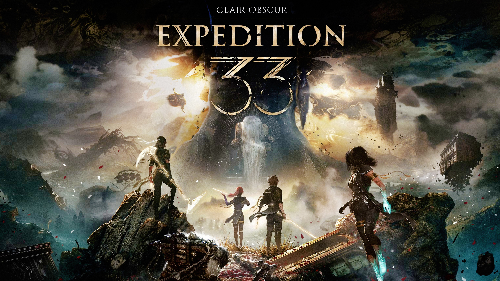 clair obscurClair Obscur Expedition 33 : Key art avec titre. clair obscurClair Obscur Expedition 33 : Key art avec titre.