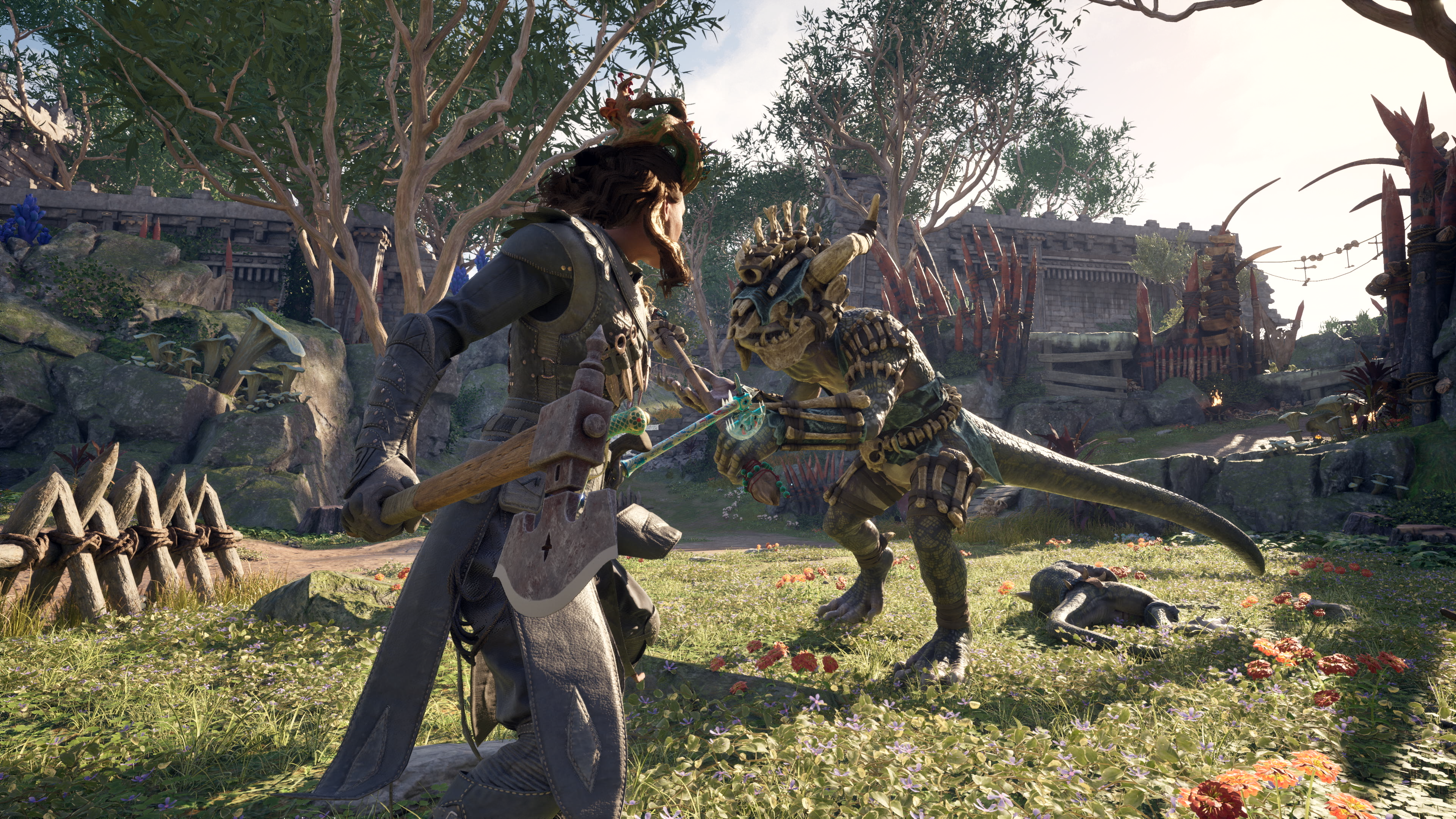 Avowed_DAWNSHORE_COMBAT_3P_AXE_XAURIPS Avowed_DAWNSHORE_COMBAT_3P_AXE_XAURIPS